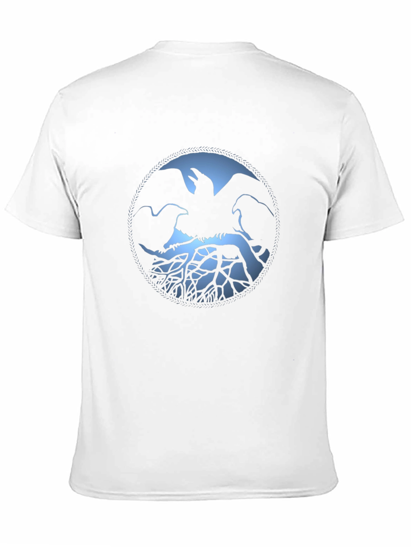 Raven Circle Graphic Tee - Mens Black T-Shirt