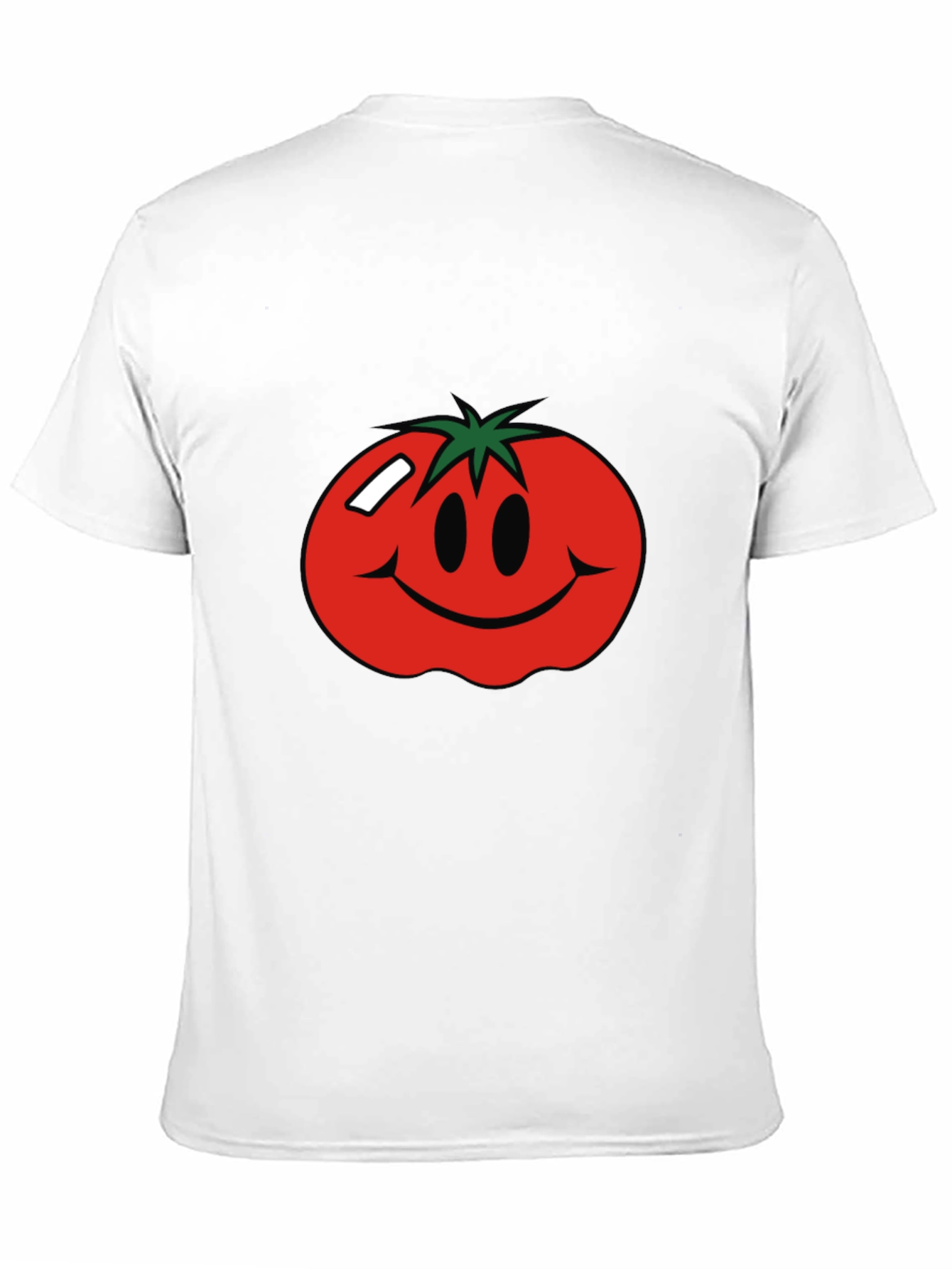 Tomato Smiley Face Graphic T-Shirt