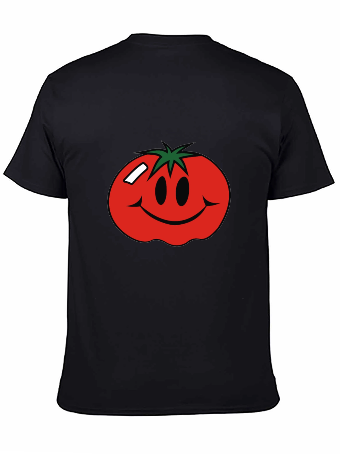 Tomato Smiley Face Graphic T-Shirt