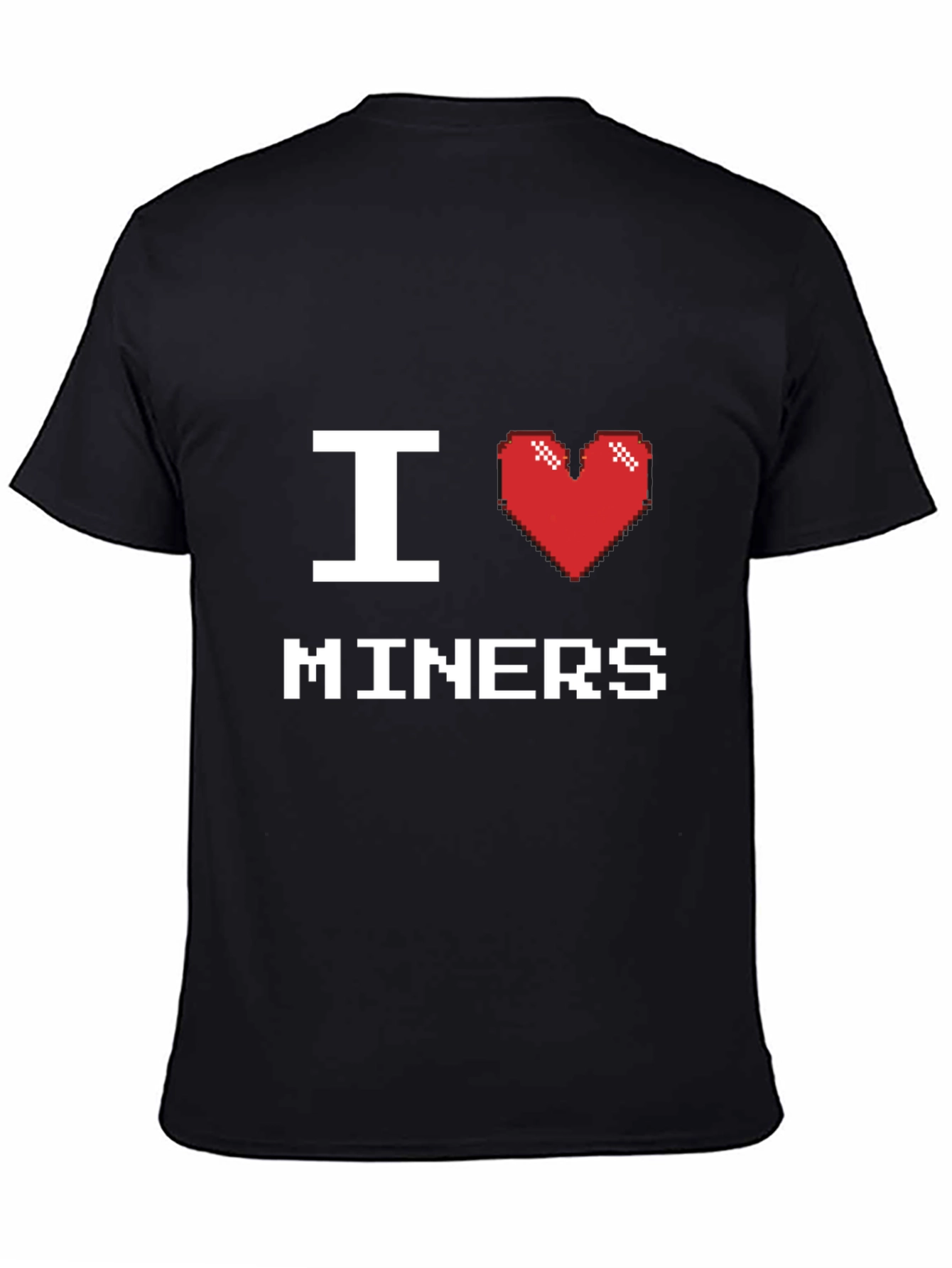 I Heart Miners T-Shirt - Black Cotton Tee