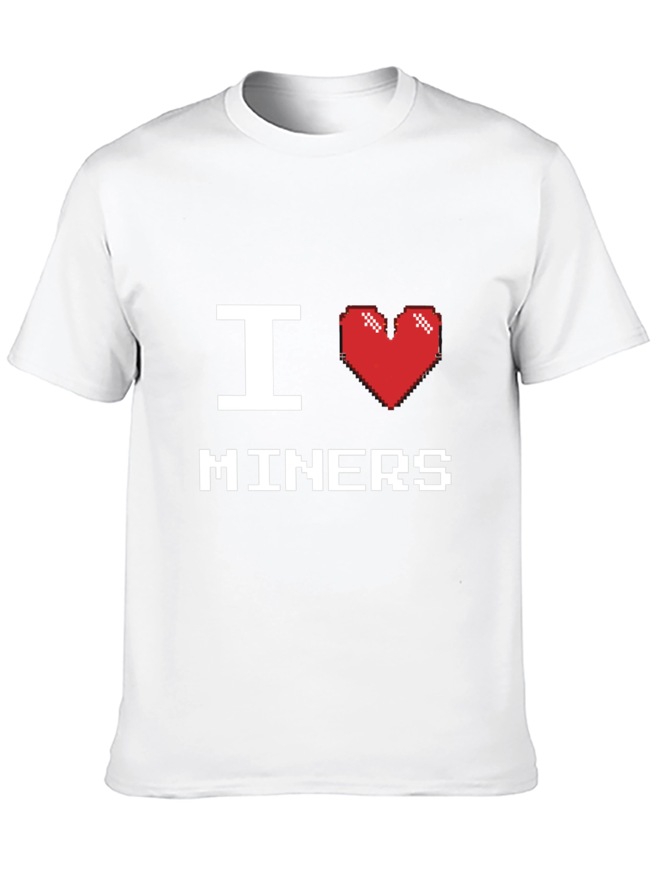 I Heart Miners T-Shirt - Black Cotton Tee