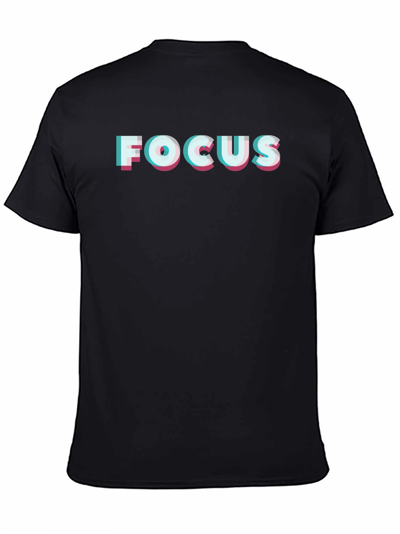 Focus Graphic T-Shirt - Stylish Black Tee