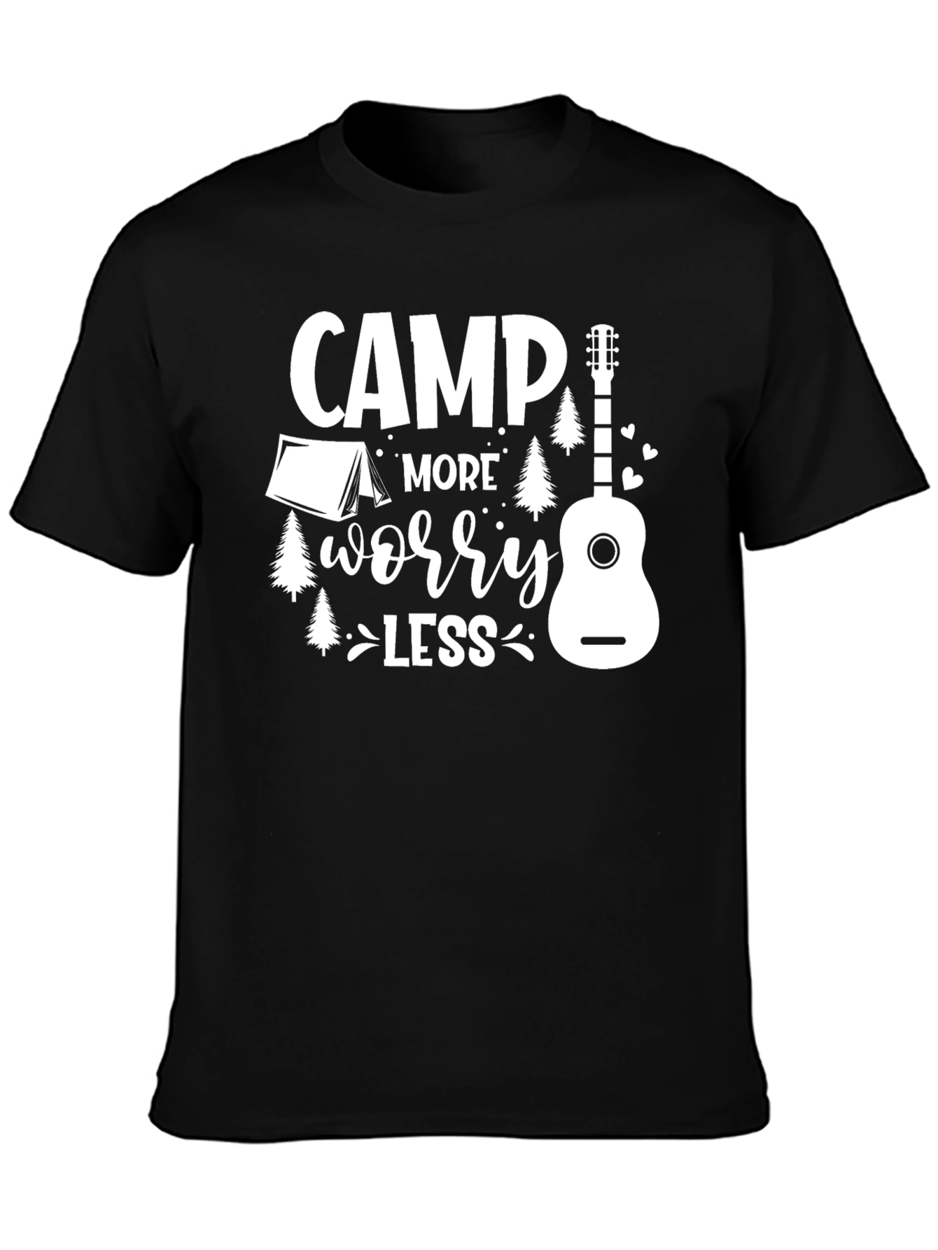 Camp More Worry Less Graphic Tee