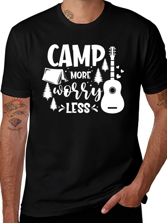 Camp More Worry Less Graphic Tee