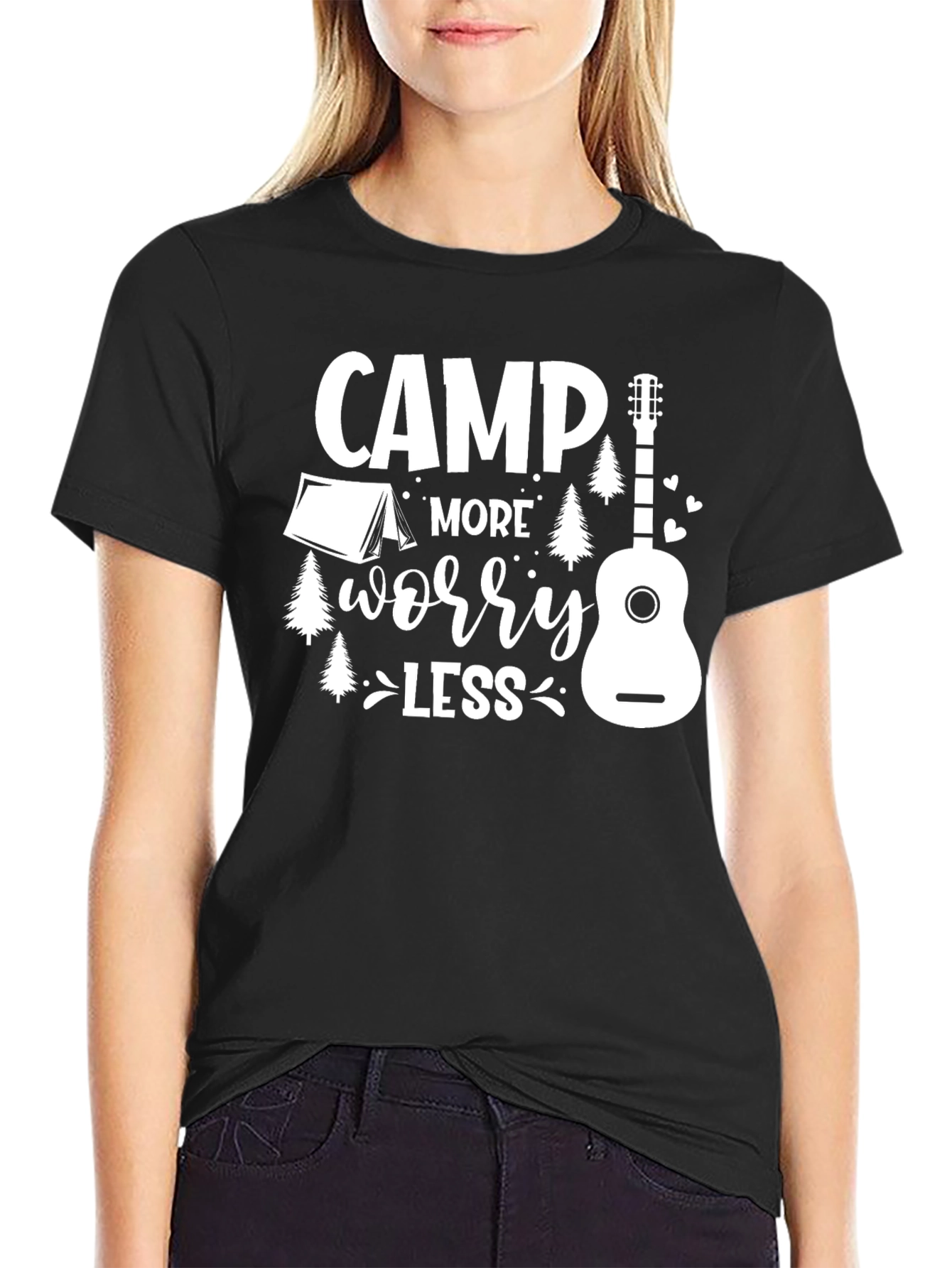 Camp More Worry Less Graphic Tee