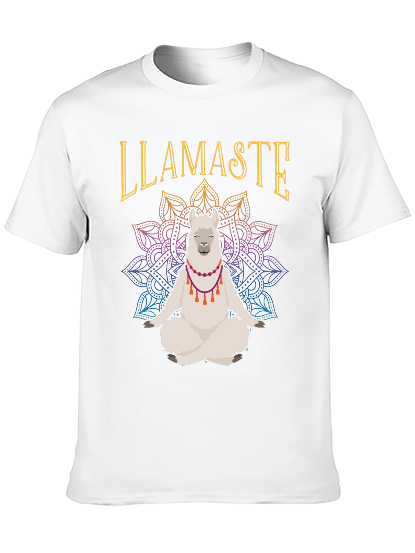 Llamaste Yoga Meditation T-Shirt Funny Llama Tee