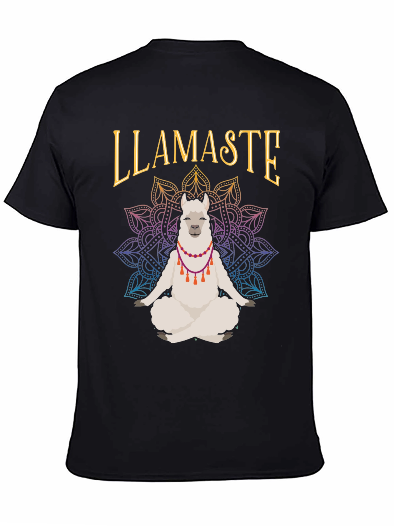 Llamaste Yoga Meditation T-Shirt Funny Llama Tee