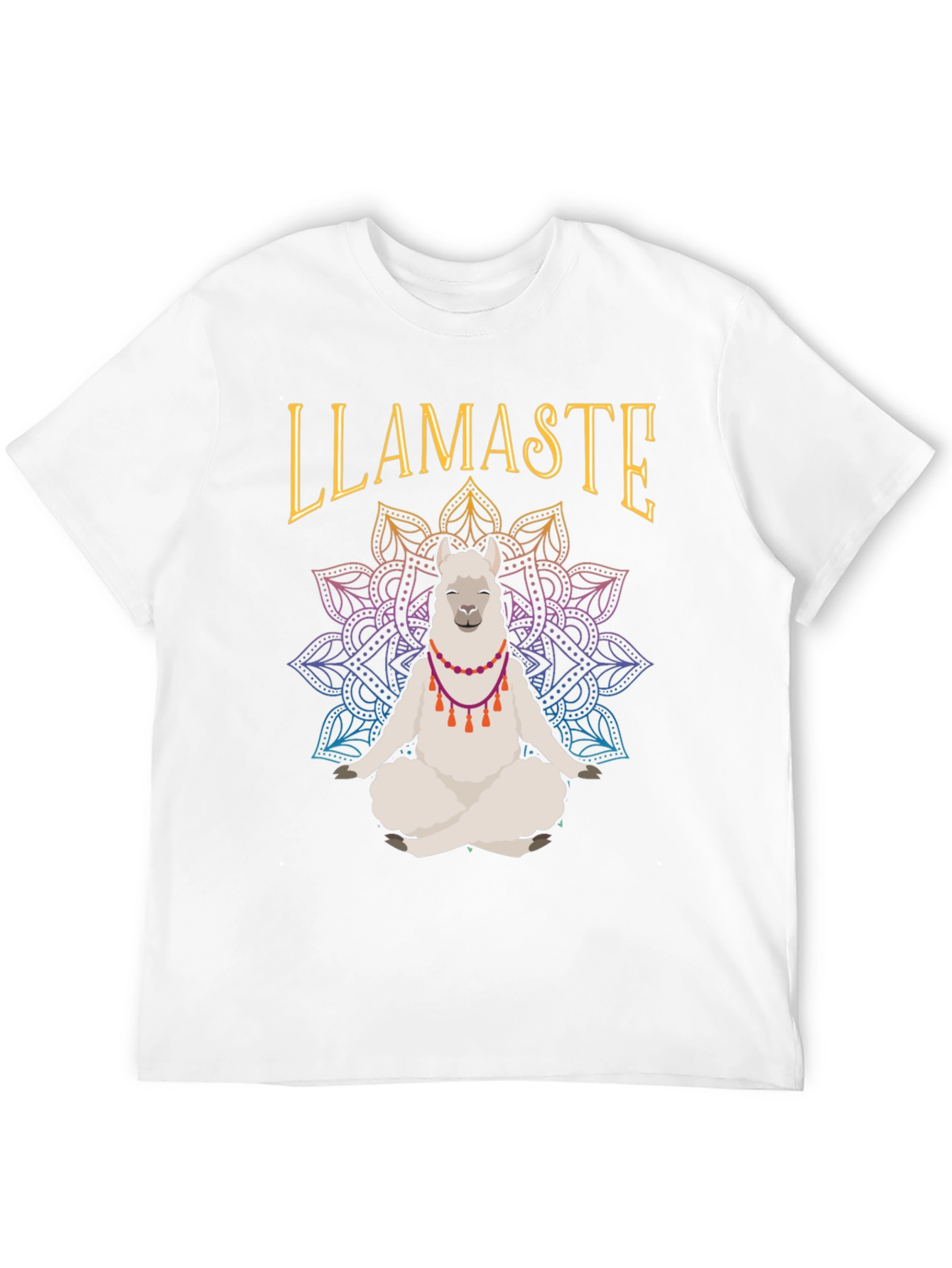 Llamaste Yoga Meditation T-Shirt Funny Llama Tee