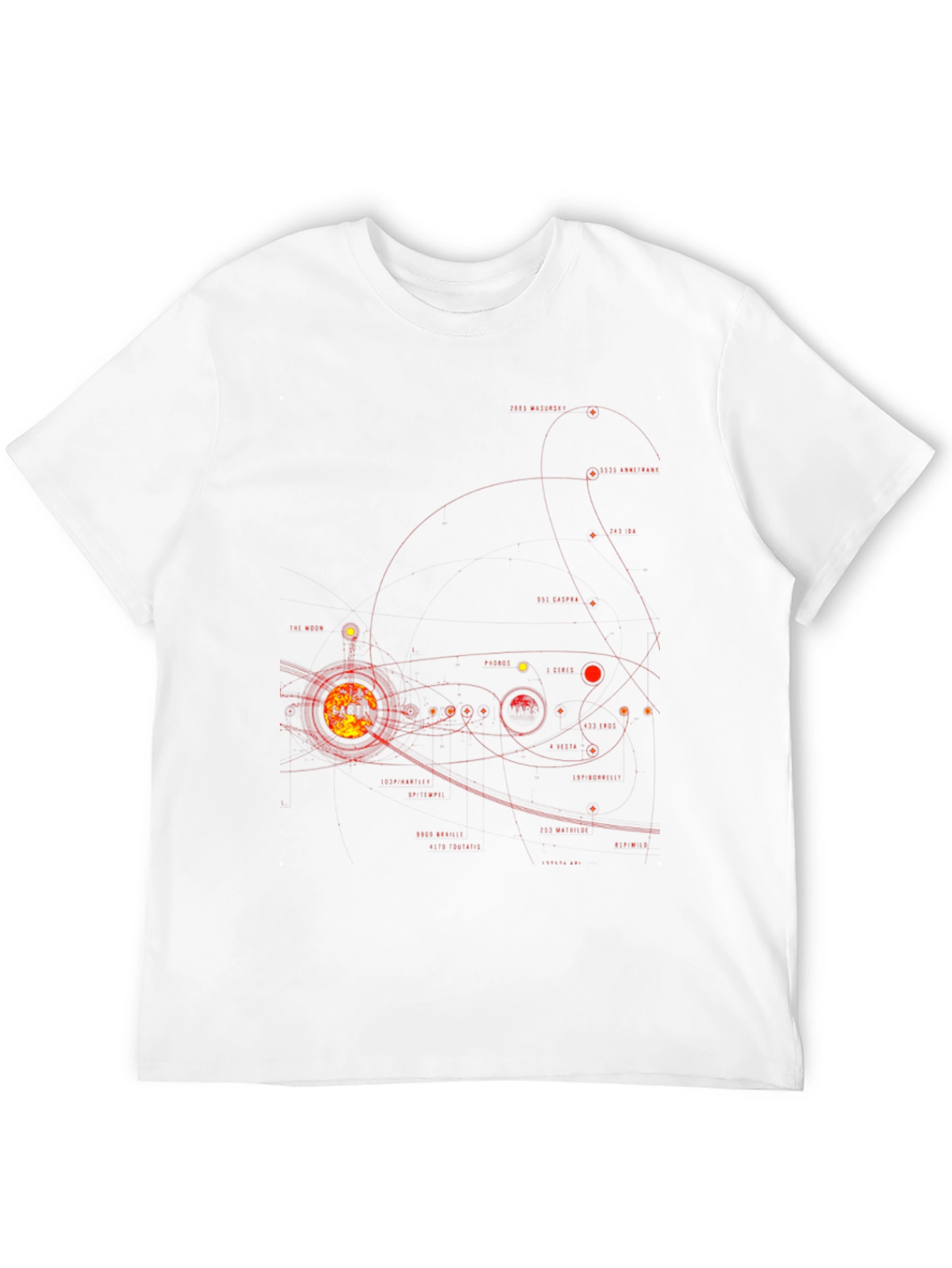 Solar System Graphic Tee - Mens Black T-Shirt