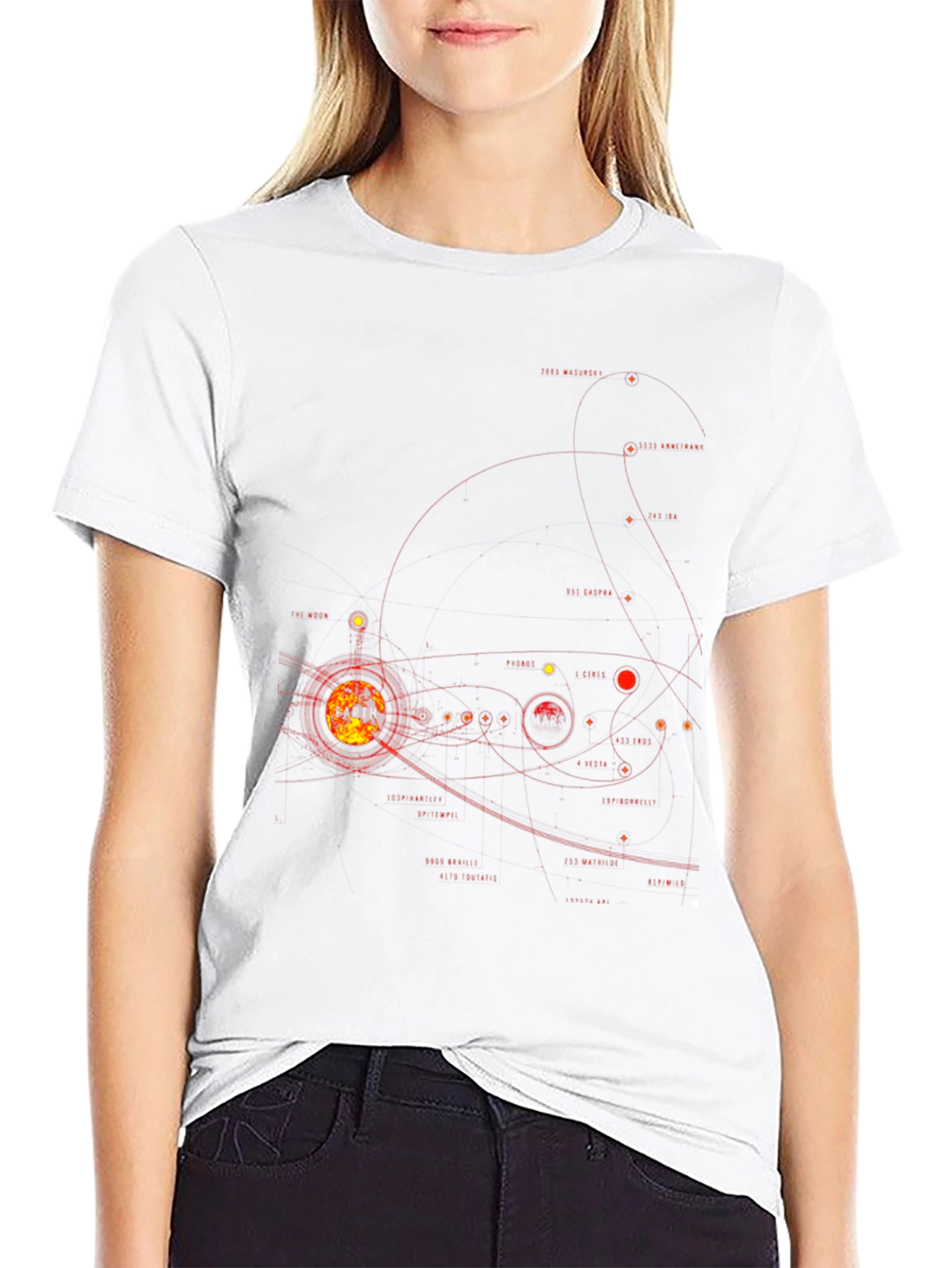 Solar System Graphic Tee - Mens Black T-Shirt