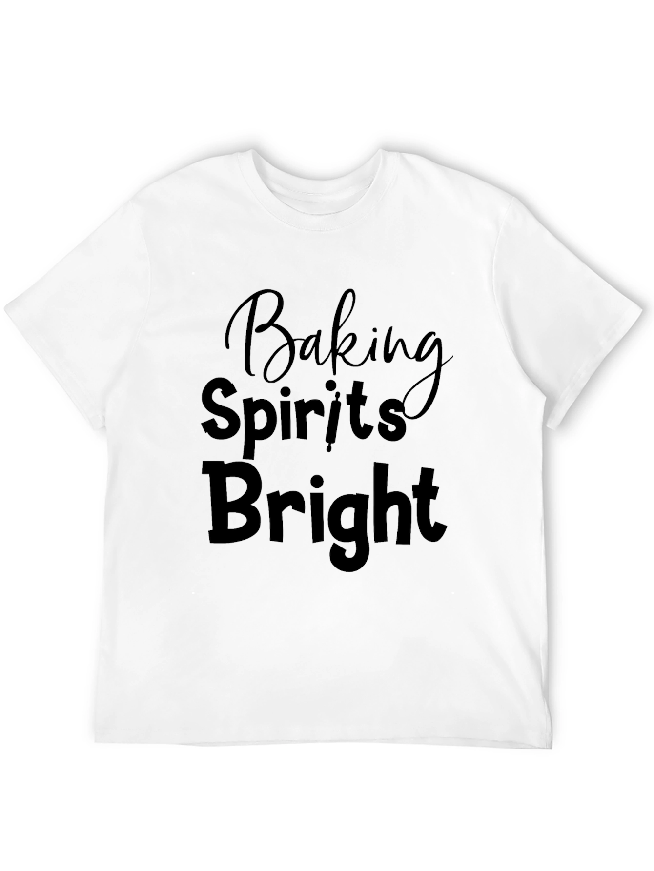 Baking Spirits Bright Black T-Shirt
