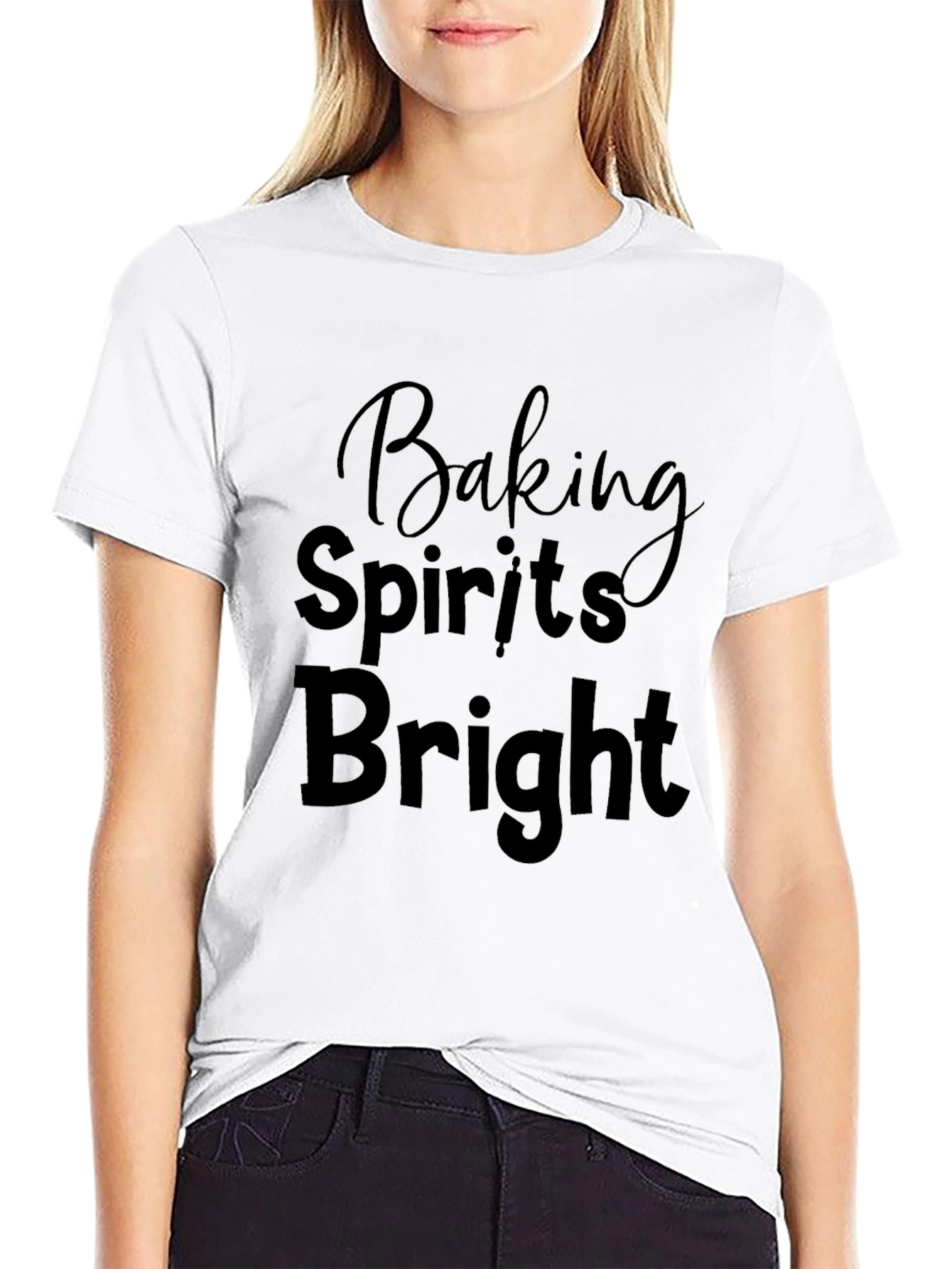Baking Spirits Bright Black T-Shirt