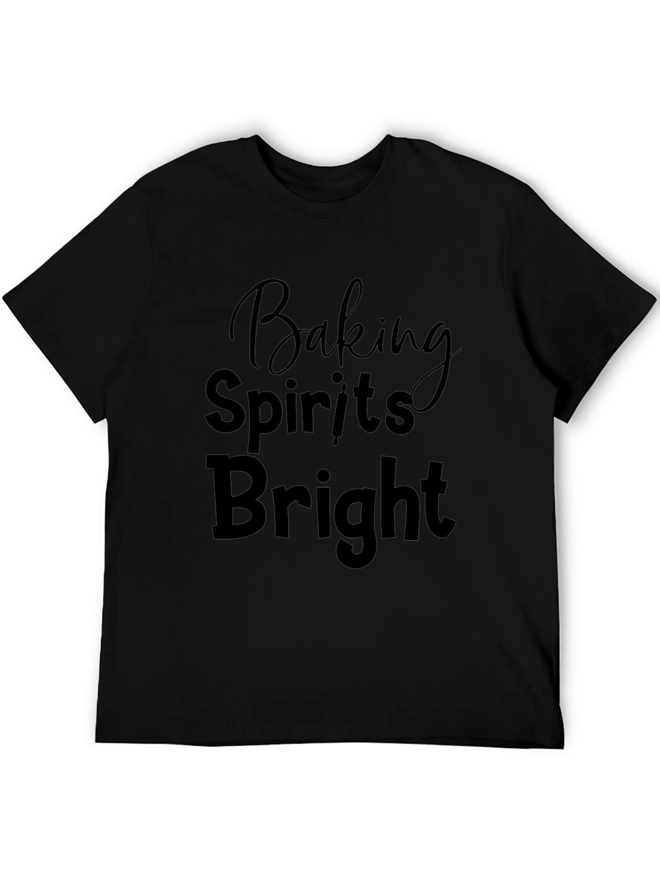 Baking Spirits Bright Black T-Shirt