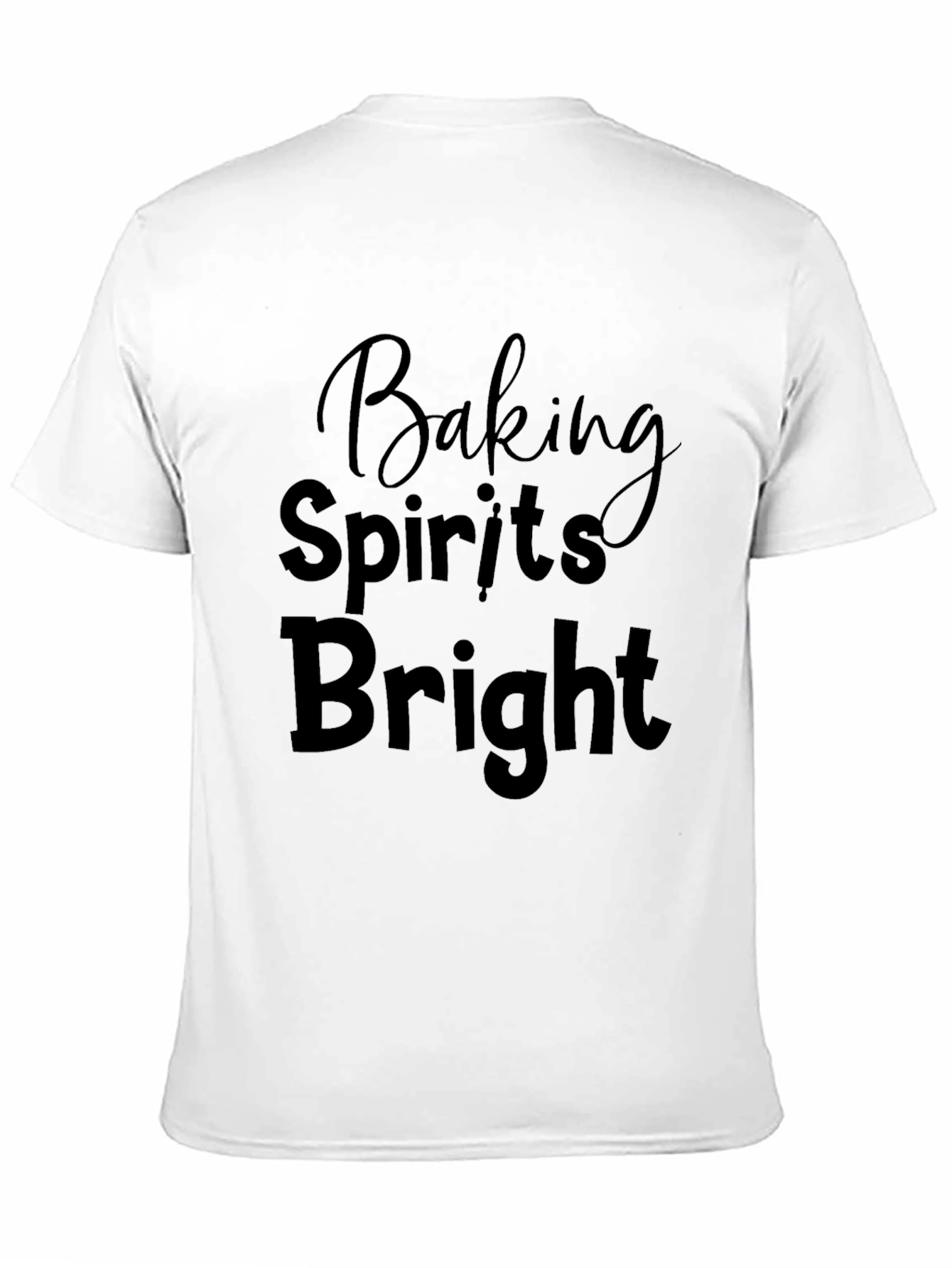 Baking Spirits Bright Black T-Shirt