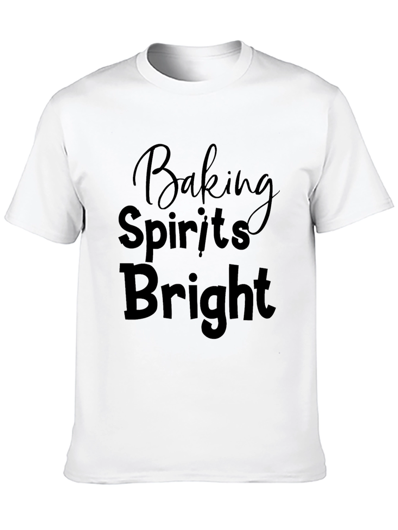Baking Spirits Bright Black T-Shirt