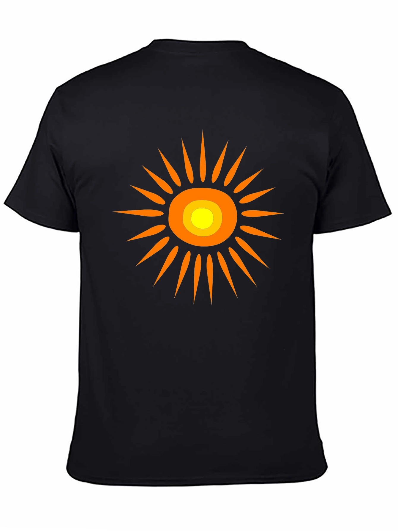 Bold Sun Graphic Tee - Black