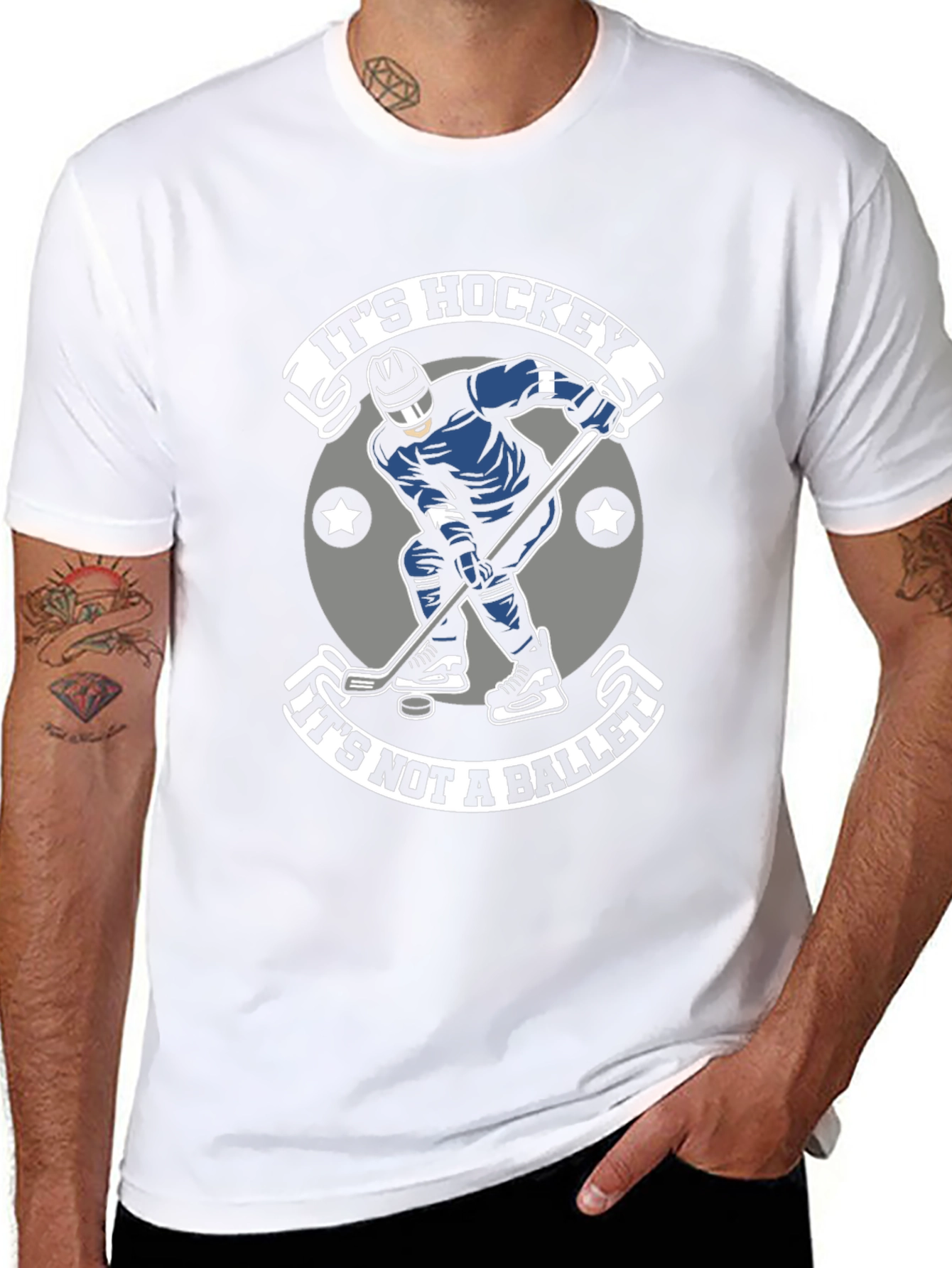 Hockey T-Shirt: Its Hockey Not a Ballet