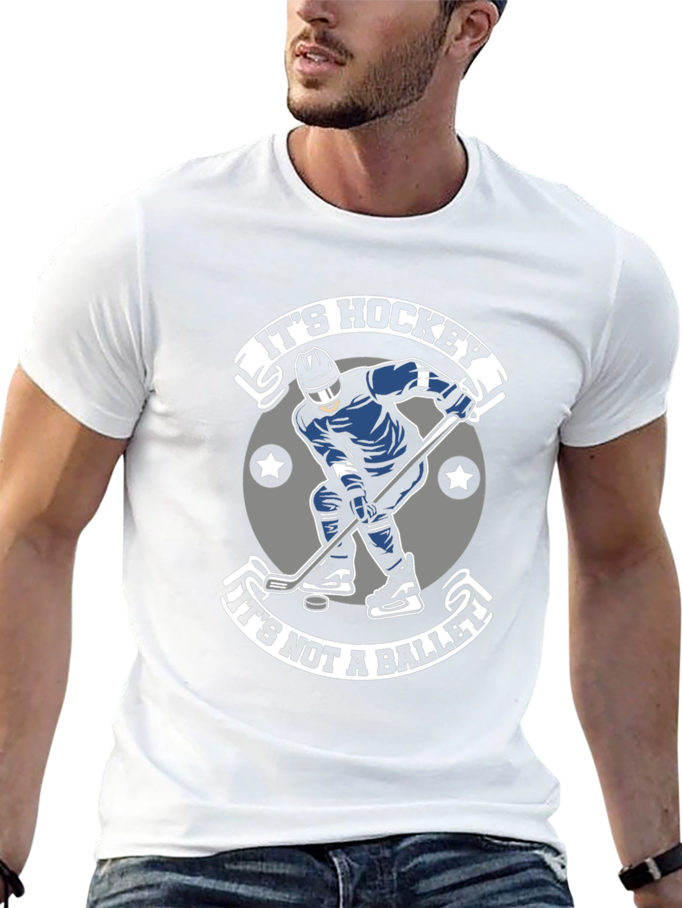 Hockey T-Shirt: Its Hockey Not a Ballet