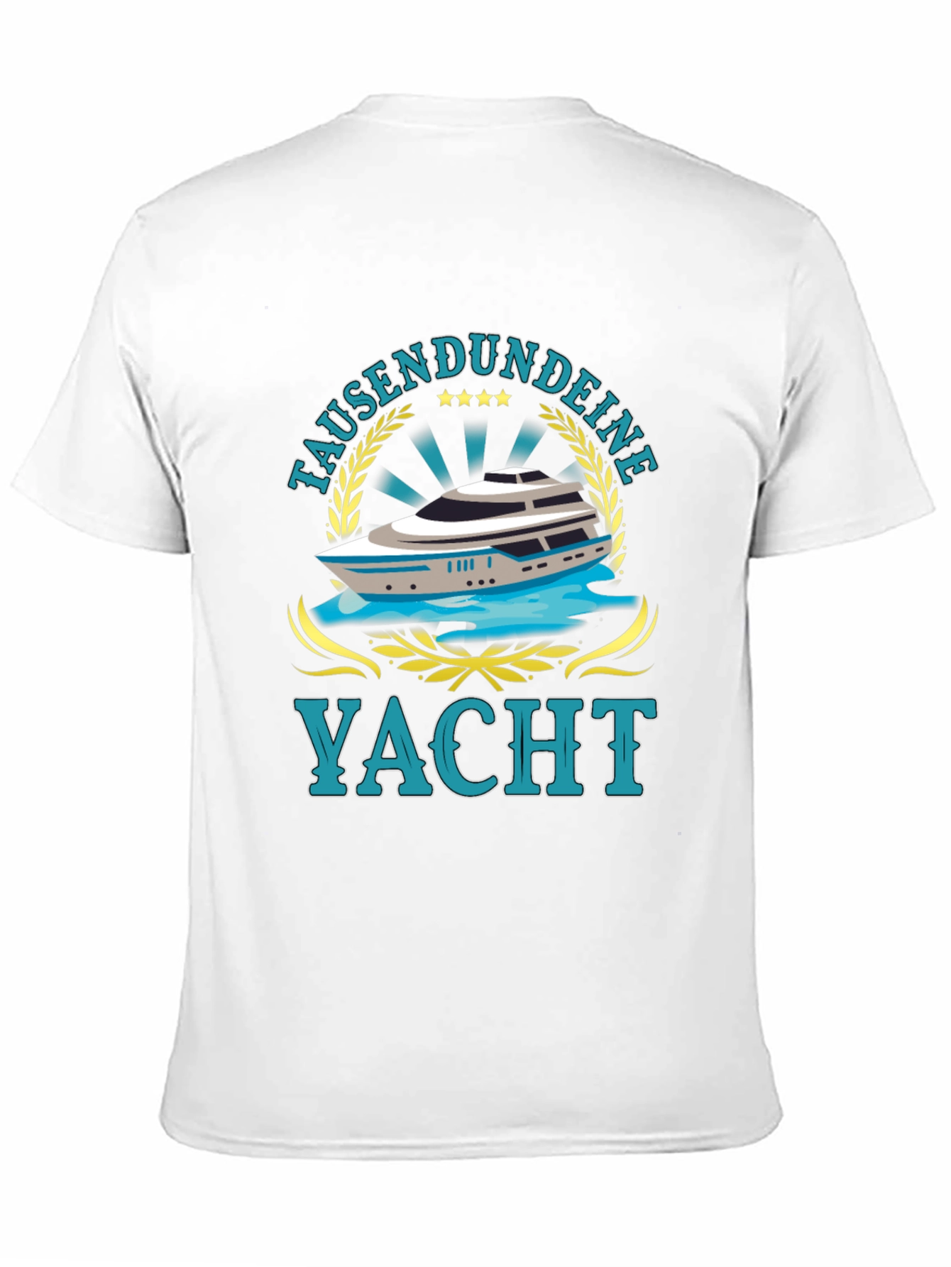 Tausendundeine Yacht Black T-Shirt - Nautical Style