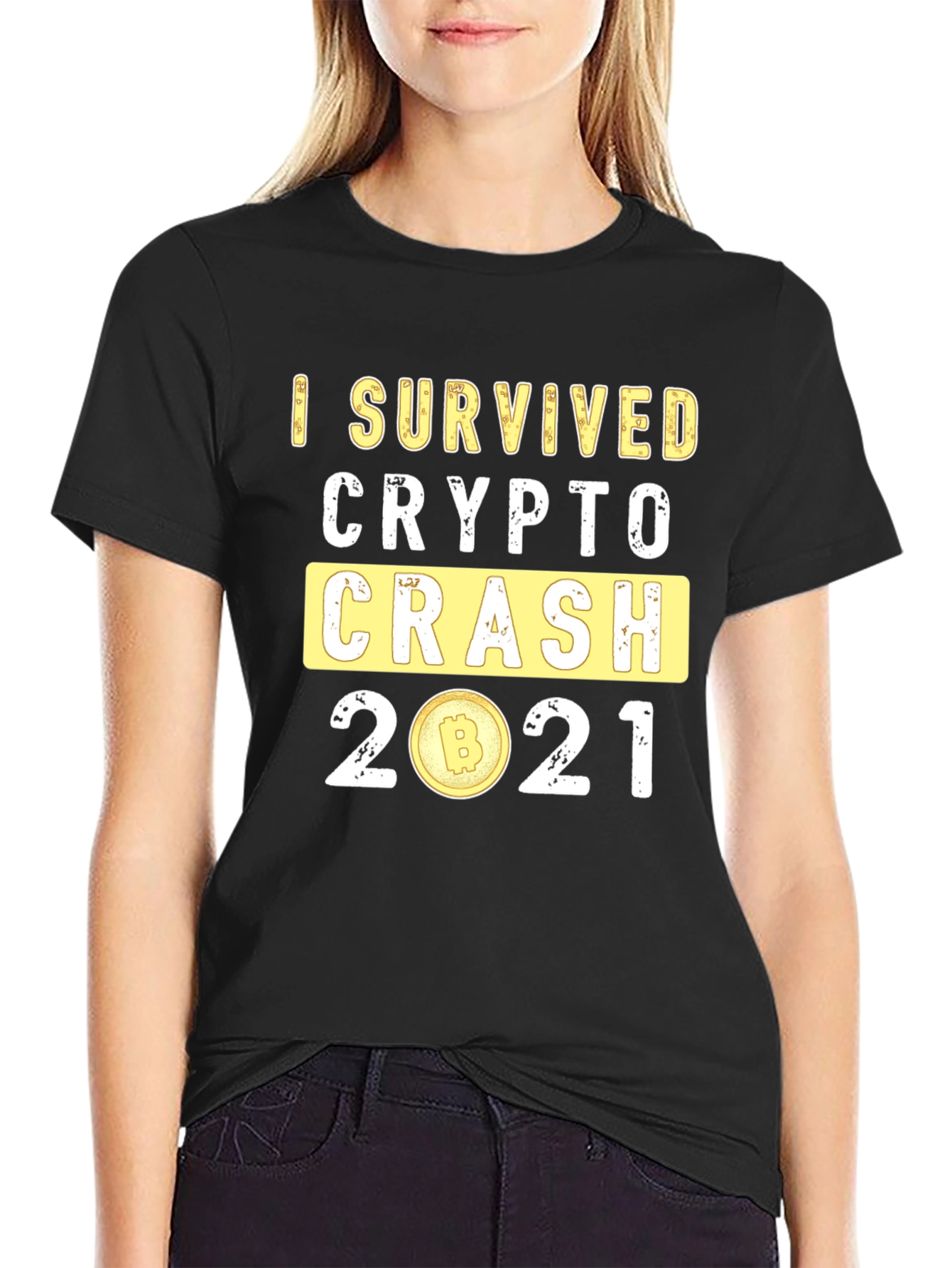I Survived Crypto Crash 2021 T-Shirt
