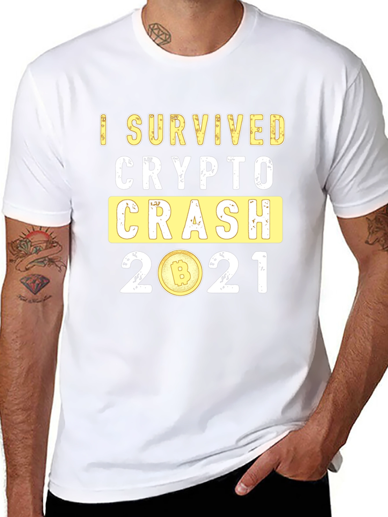 I Survived Crypto Crash 2021 T-Shirt
