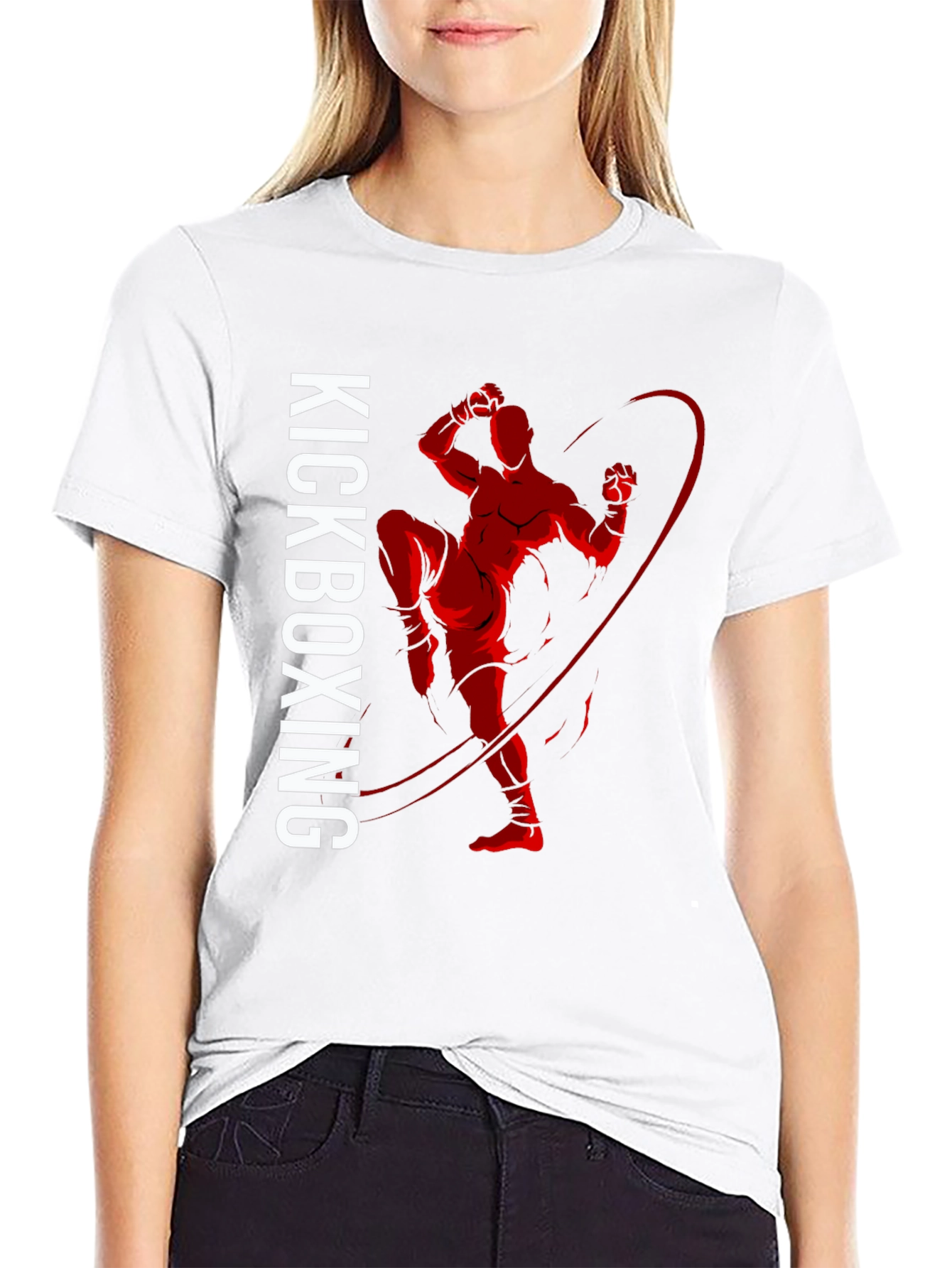 Kickboxing Graphic Tee - Martial Arts T-Shirt