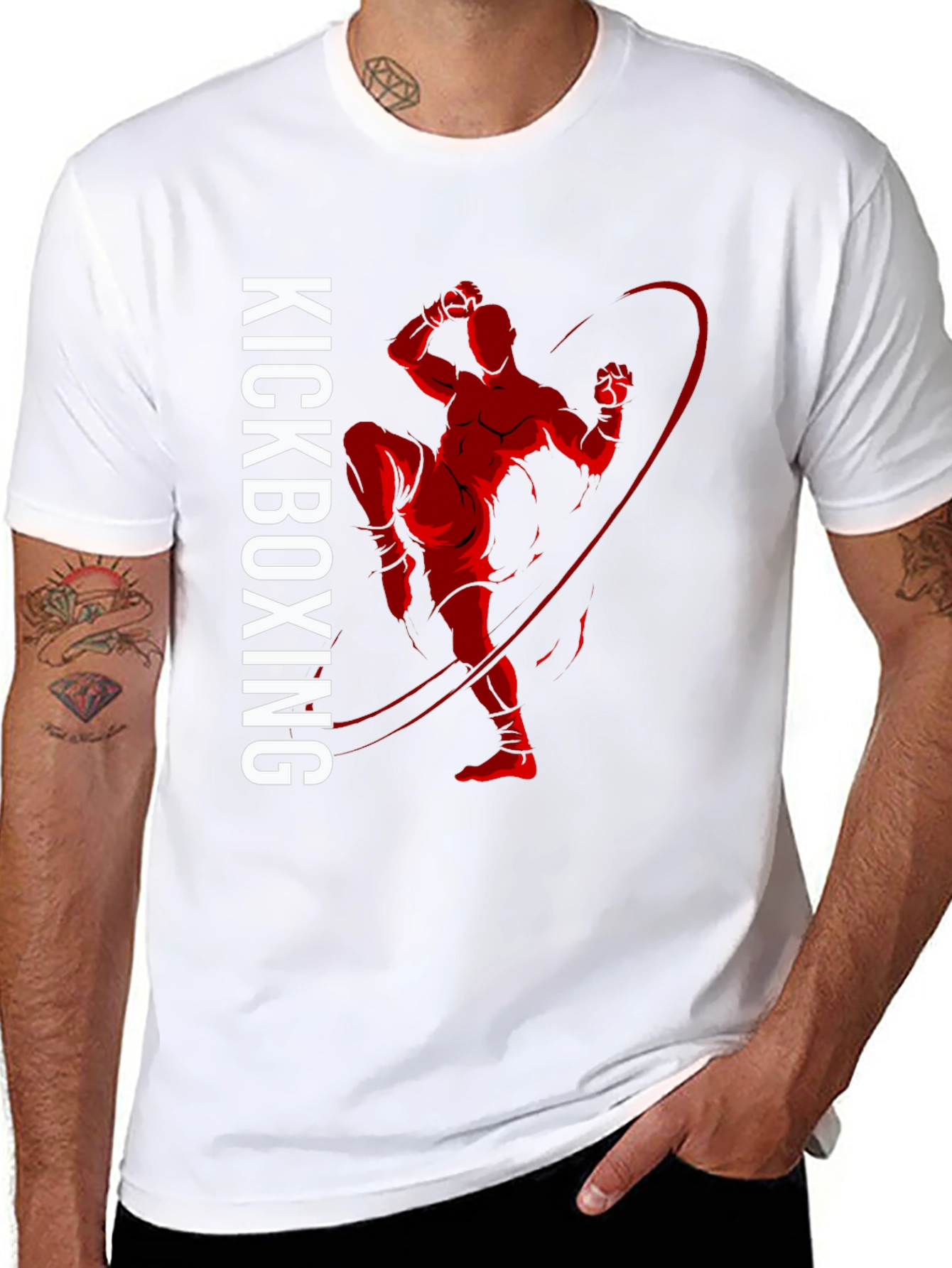 Kickboxing Graphic Tee - Martial Arts T-Shirt
