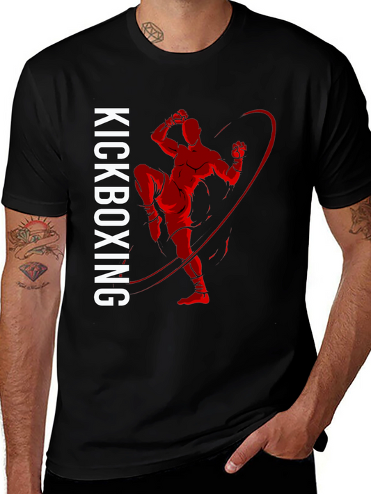 Kickboxing Graphic Tee - Martial Arts T-Shirt