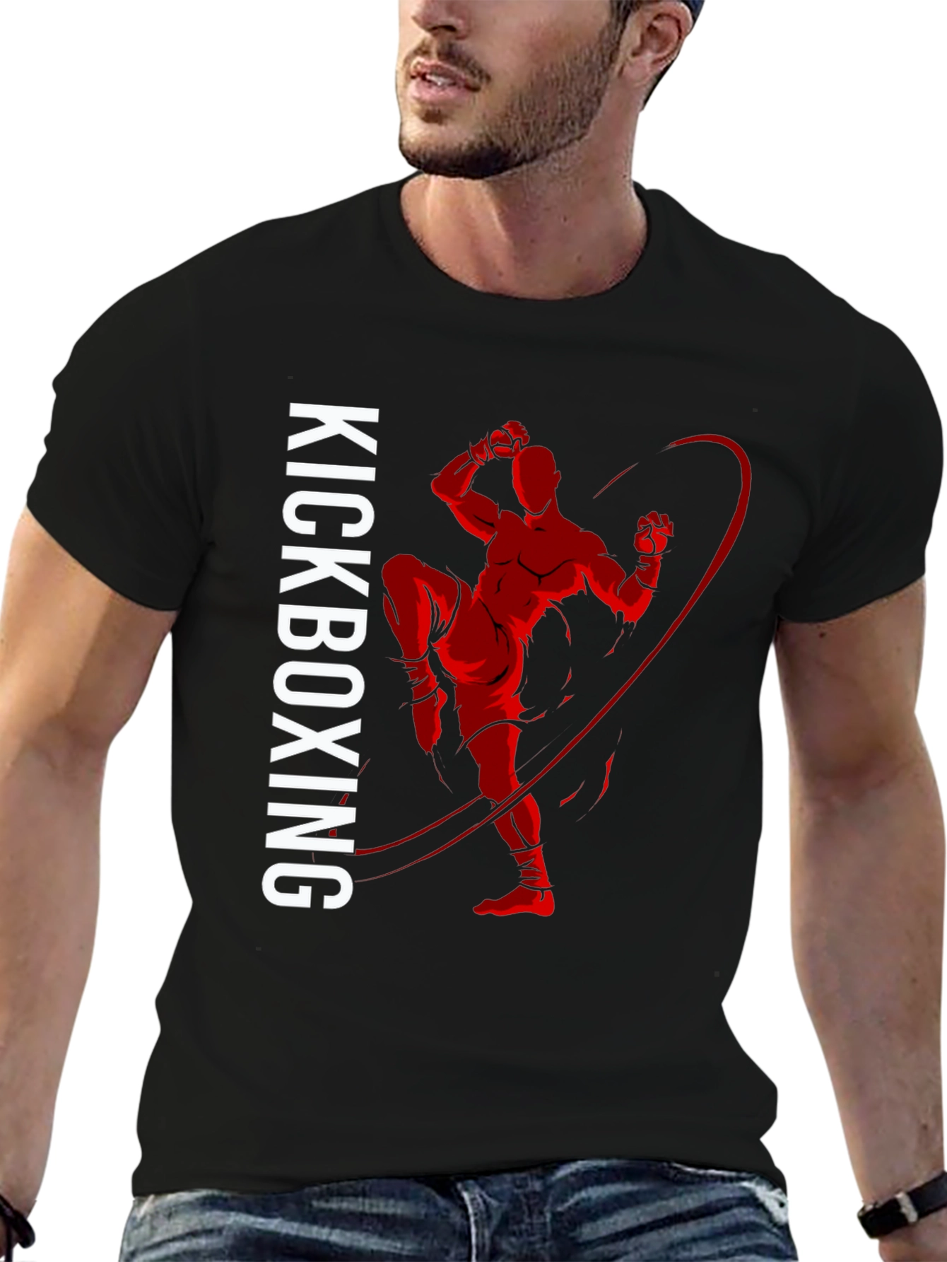 Kickboxing Graphic Tee - Martial Arts T-Shirt