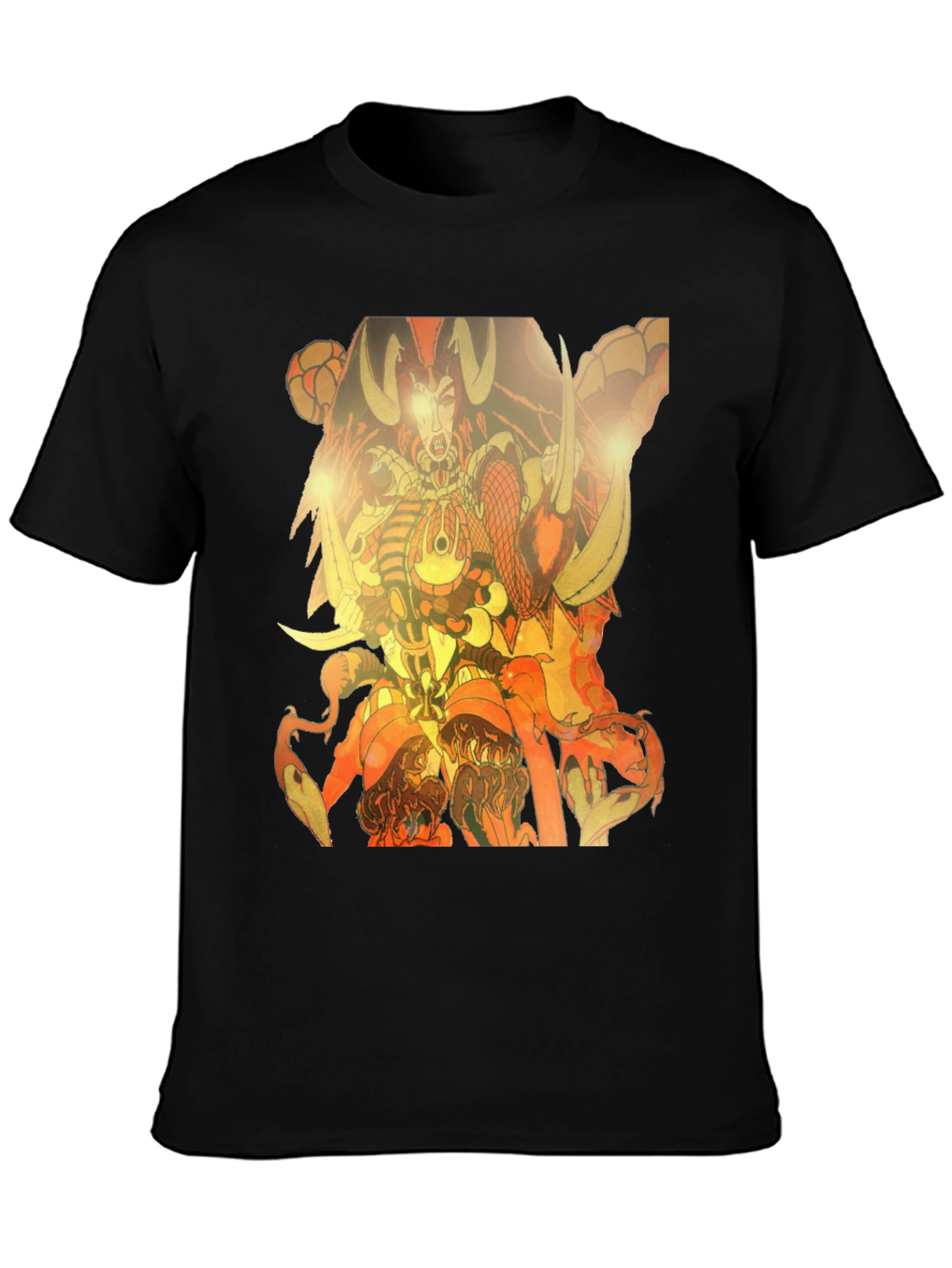 Graphic Print Crew Neck T-Shirt