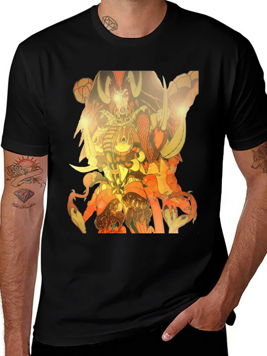 Graphic Print Crew Neck T-Shirt
