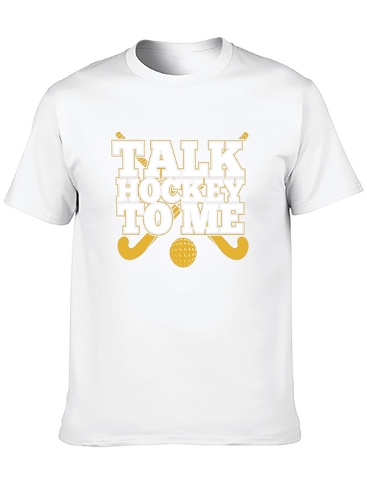 Talk Hockey To Me Graphic T-Shirt