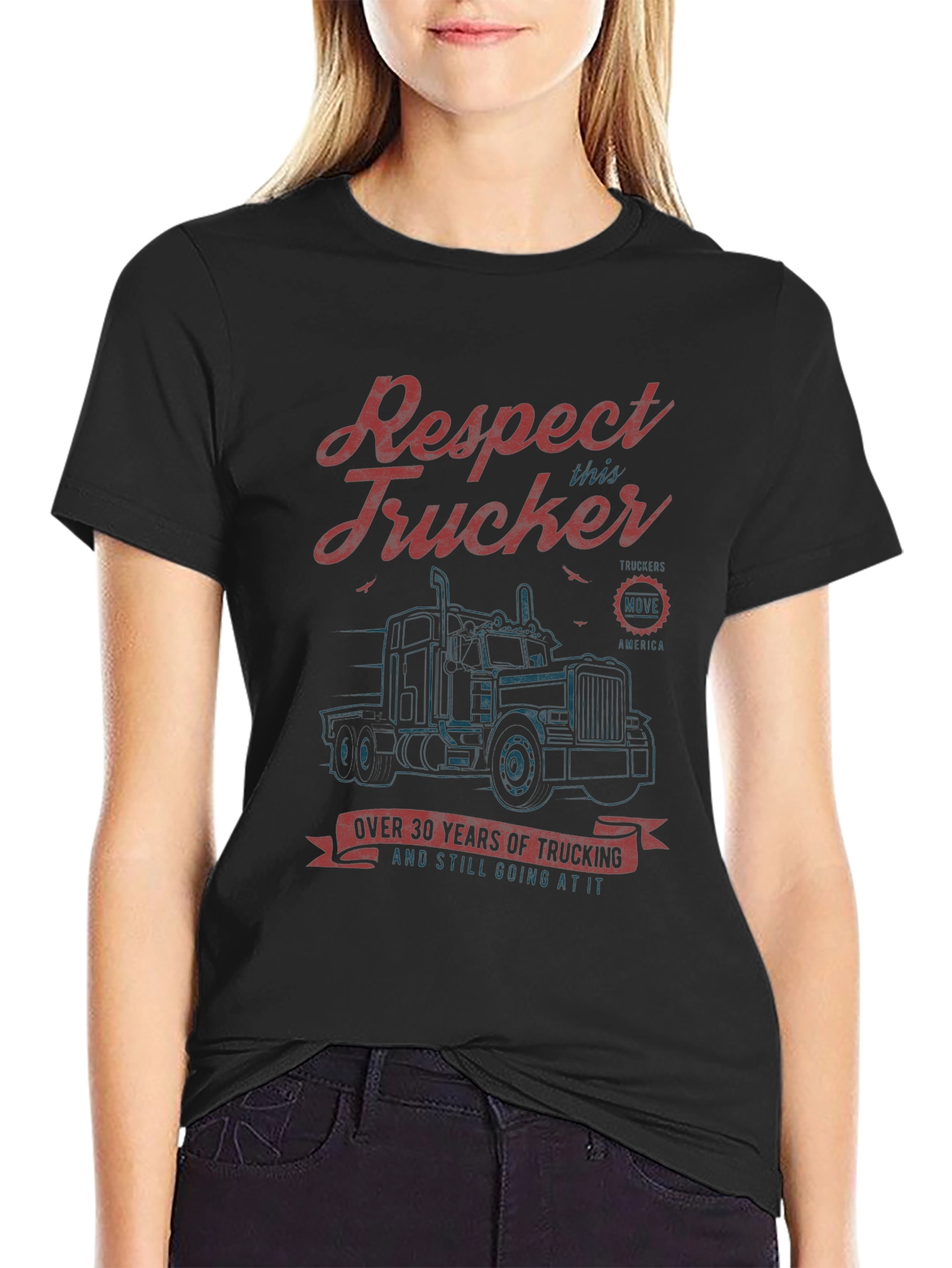 Respect Trucker T-Shirt - 30 Years Trucking Tee
