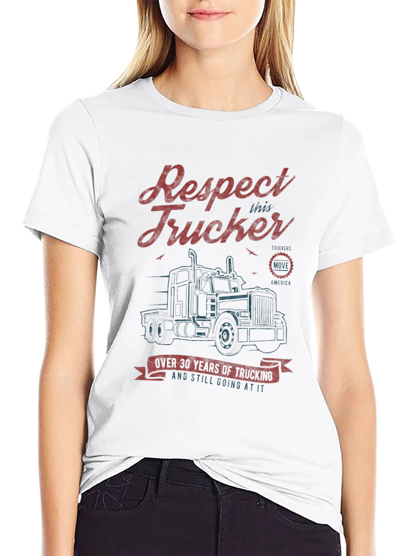 Respect Trucker T-Shirt - 30 Years Trucking Tee