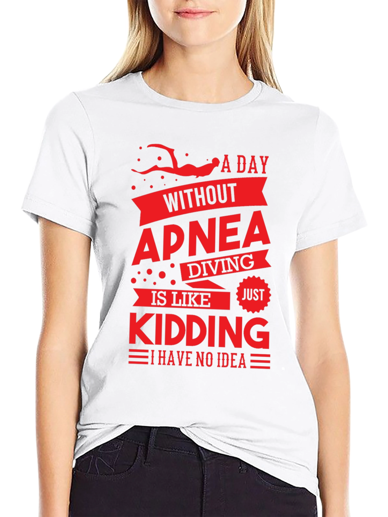 Apnea Diving T-Shirt - Funny Diver Gift