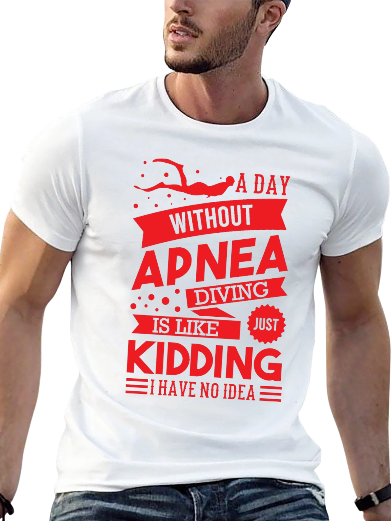 Apnea Diving T-Shirt - Funny Diver Gift