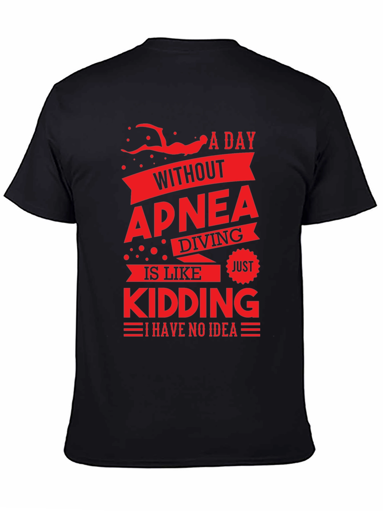 Apnea Diving T-Shirt - Funny Diver Gift