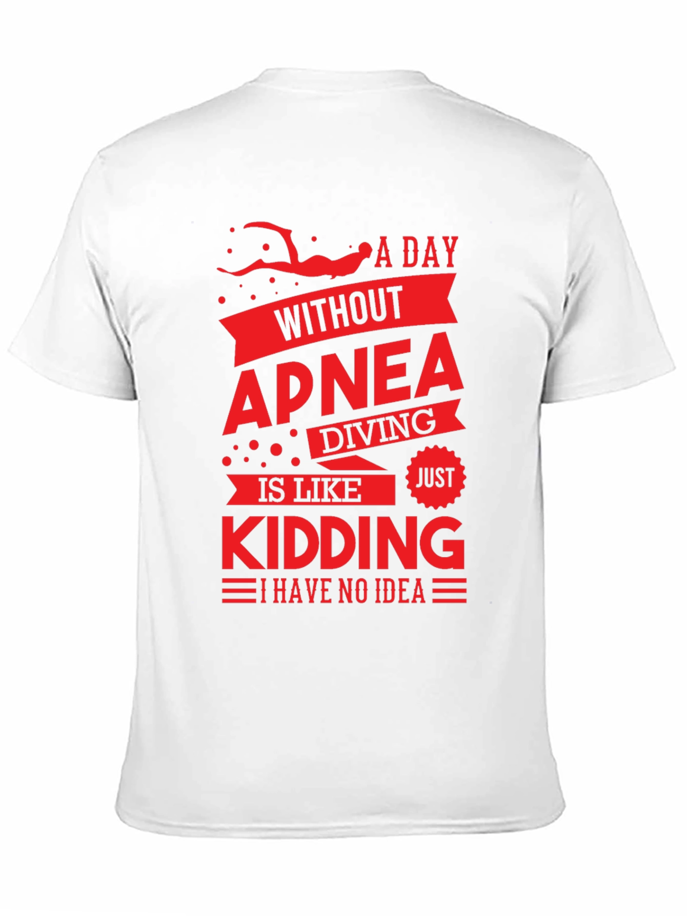 Apnea Diving T-Shirt - Funny Diver Gift