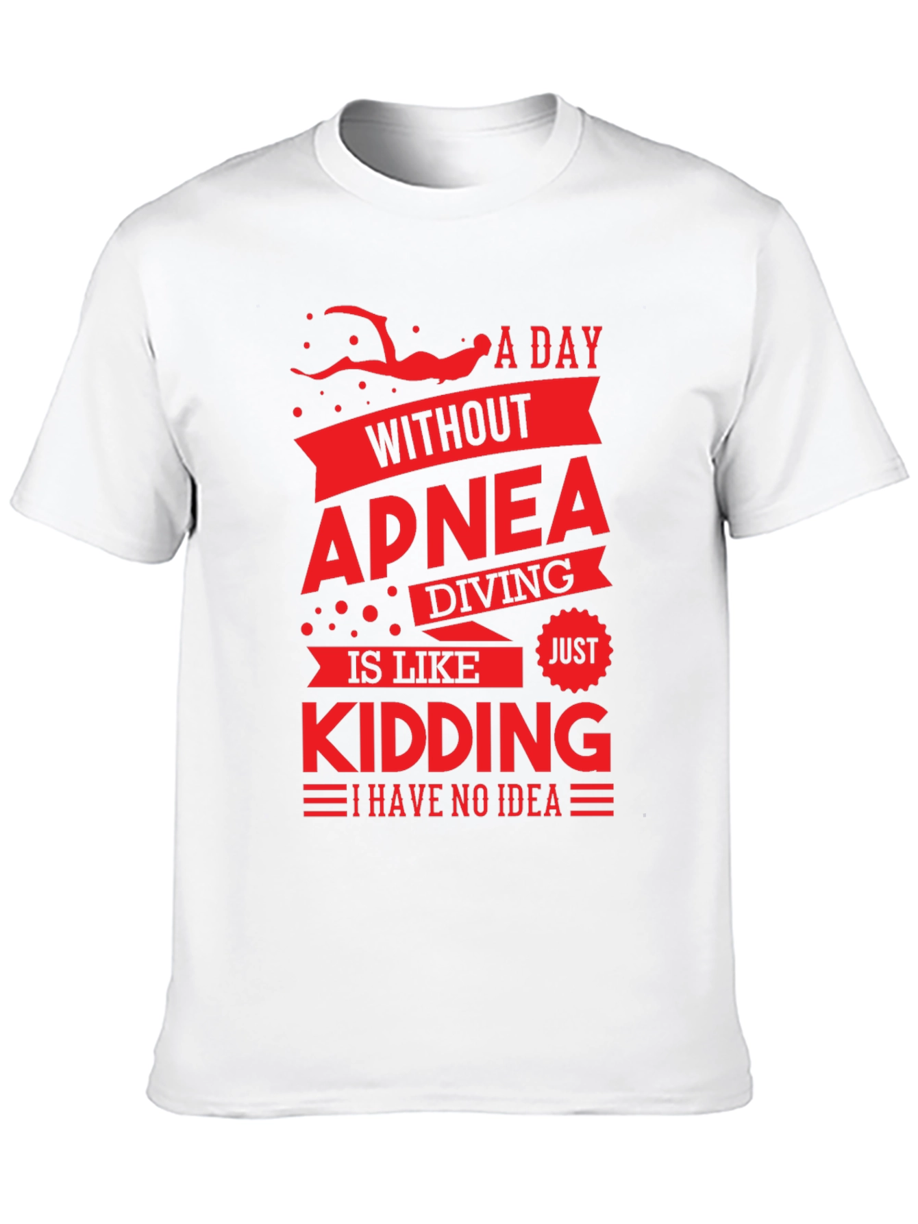 Apnea Diving T-Shirt - Funny Diver Gift