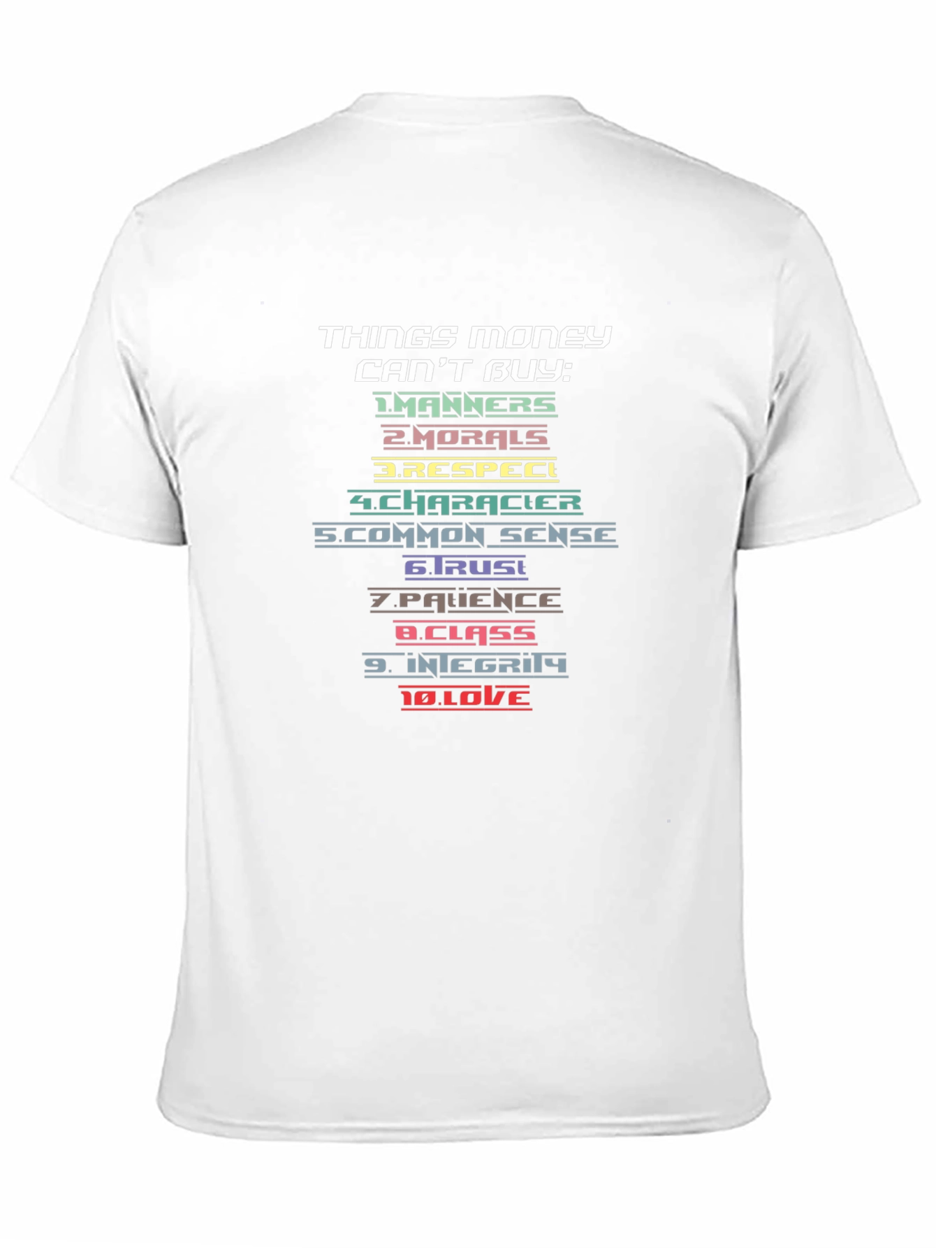 Things Money Cant Buy Graphic Tee