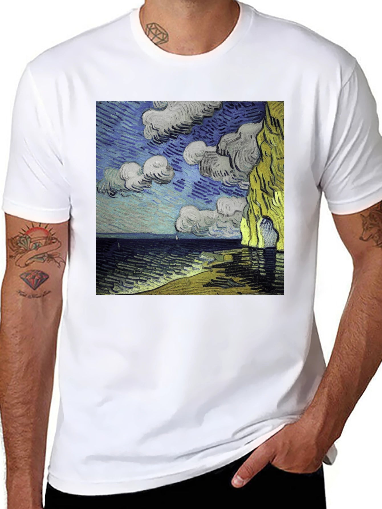 Van Gogh Seascape Graphic Tee