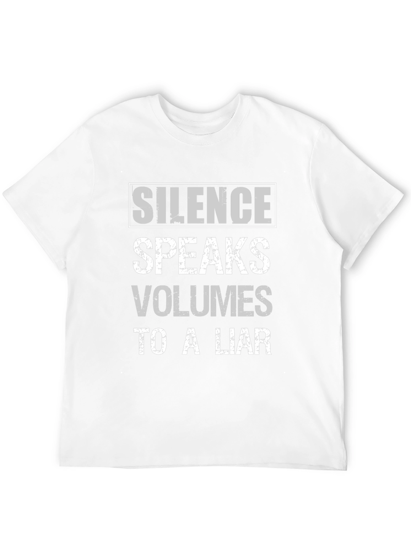 Silence Speaks Volumes Graphic T-Shirt