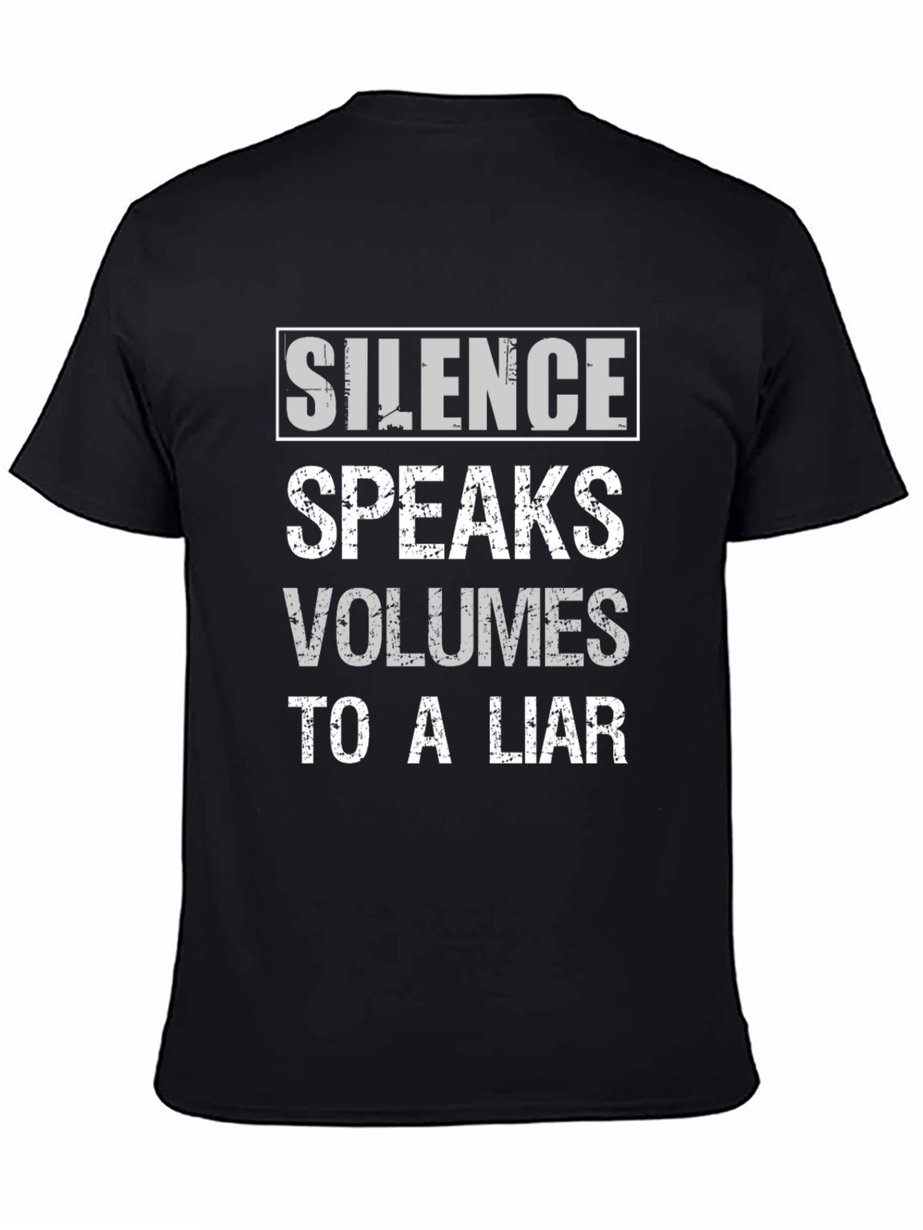 Silence Speaks Volumes Graphic T-Shirt