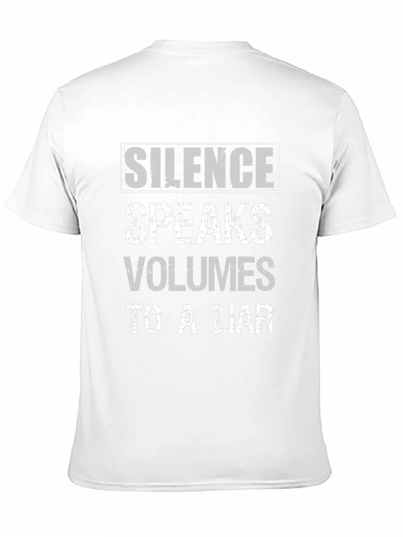 Silence Speaks Volumes Graphic T-Shirt