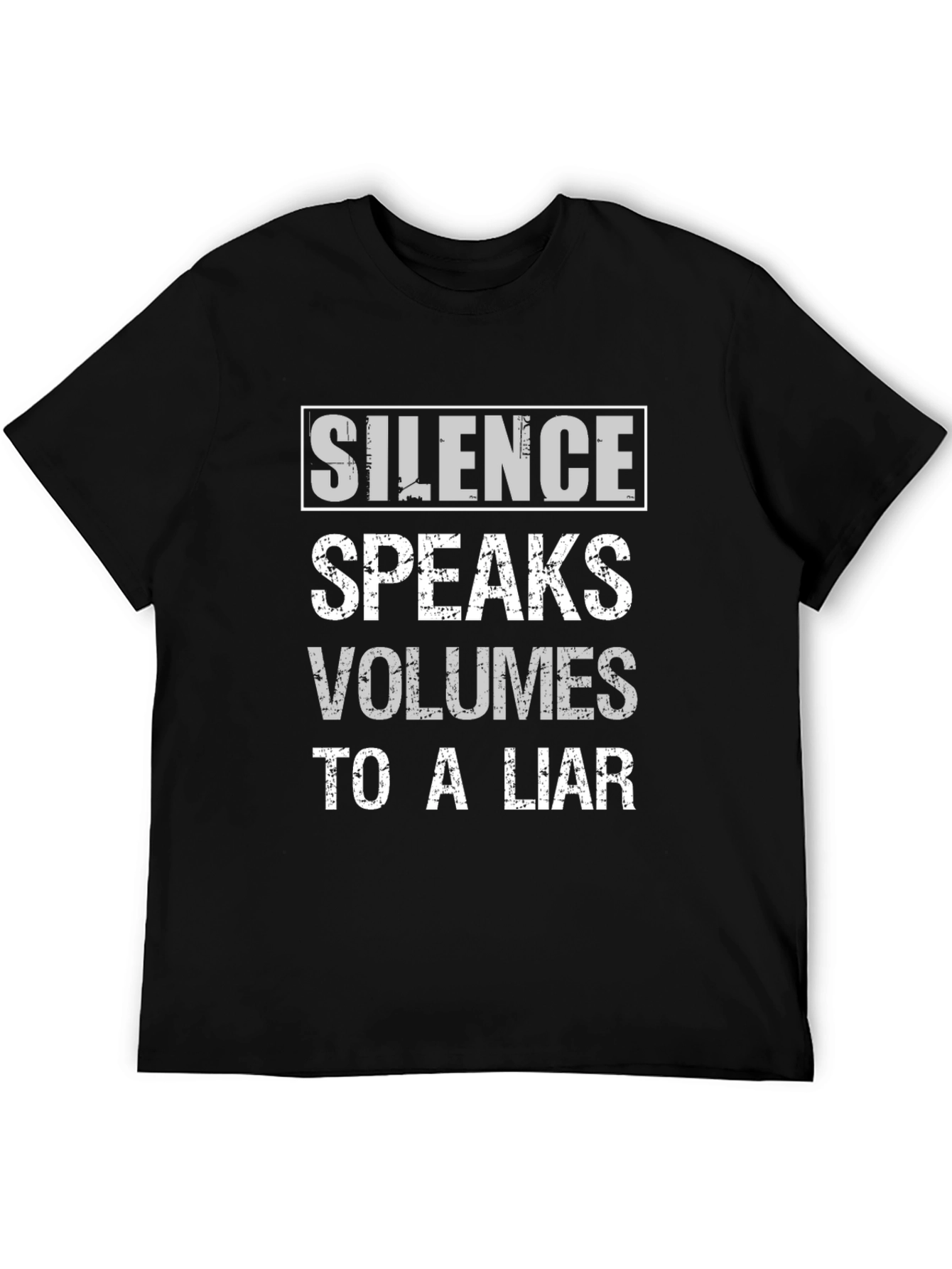 Silence Speaks Volumes Graphic T-Shirt