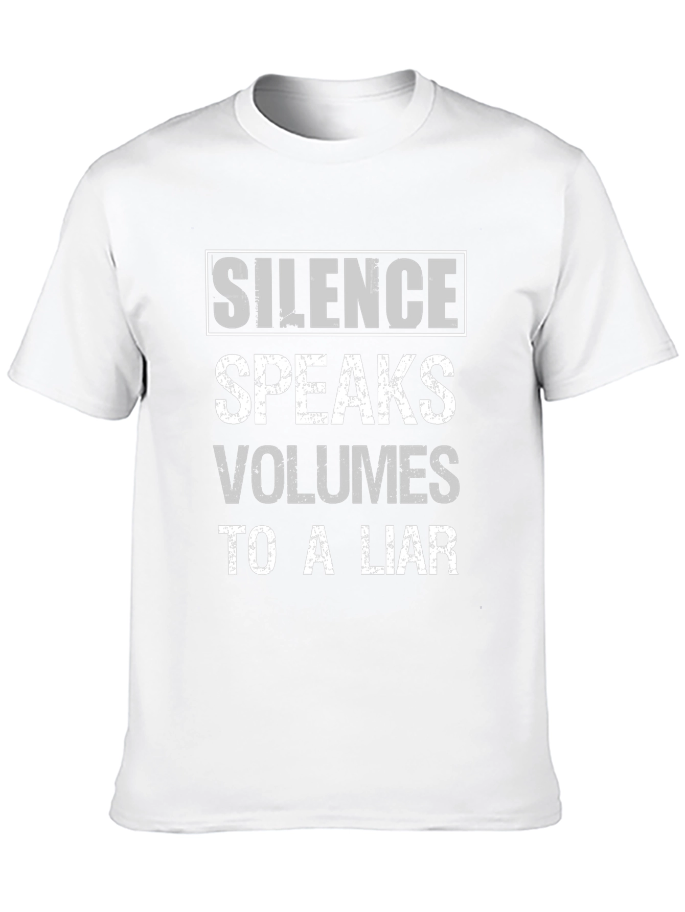 Silence Speaks Volumes Graphic T-Shirt