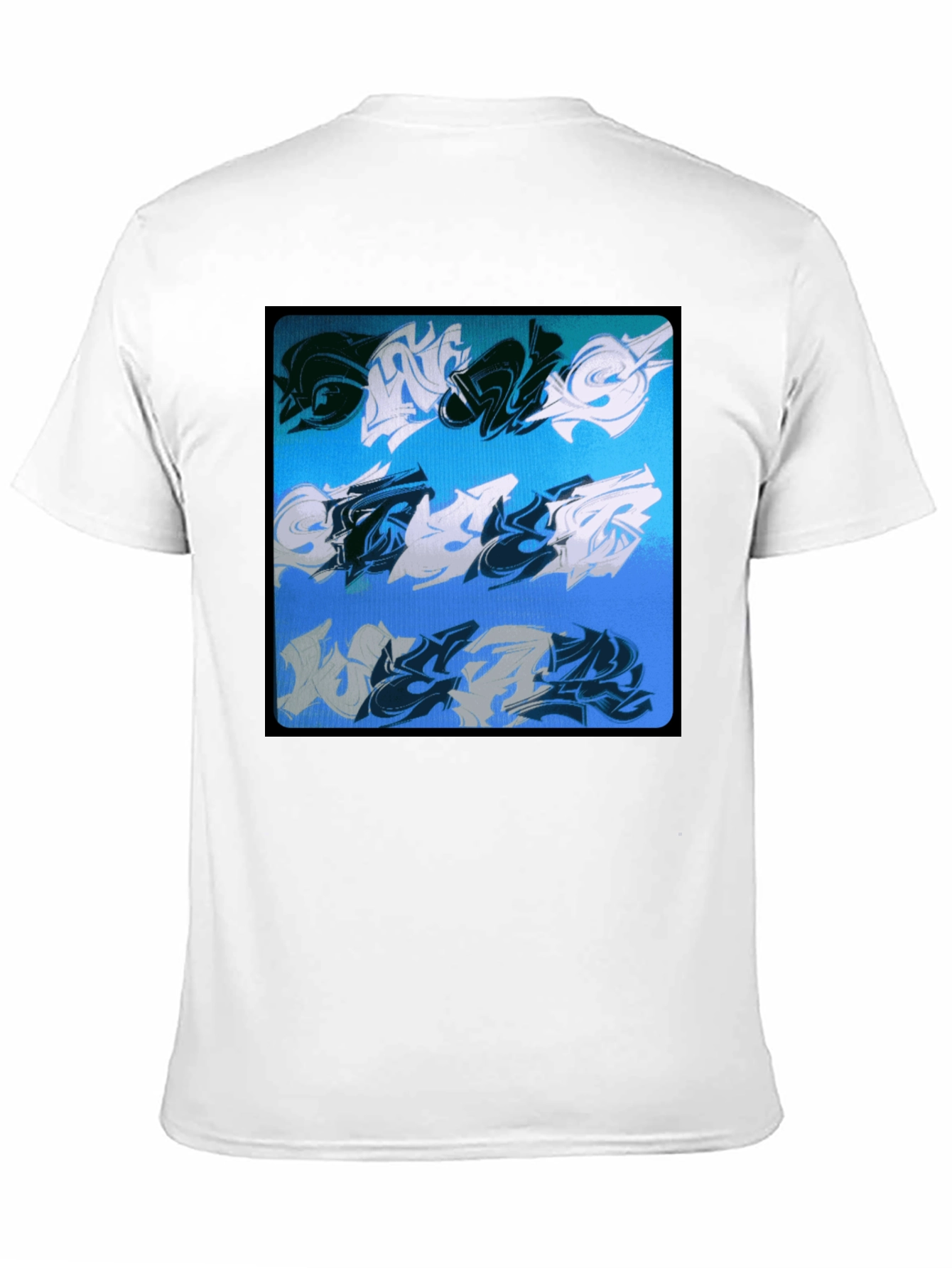 Abstract Graffiti Art Black Tee