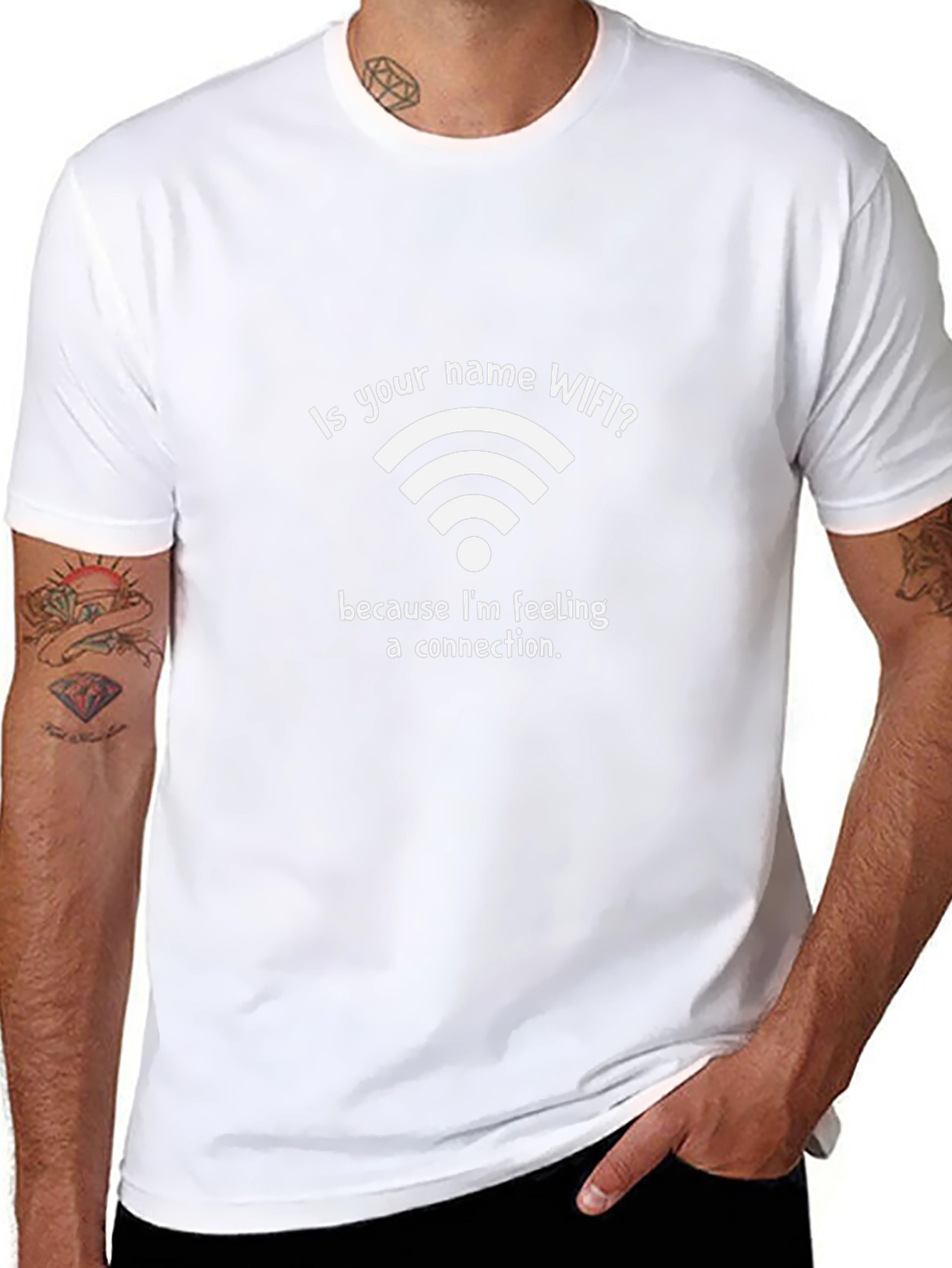 WiFi Connection Funny Graphic T-Shirt