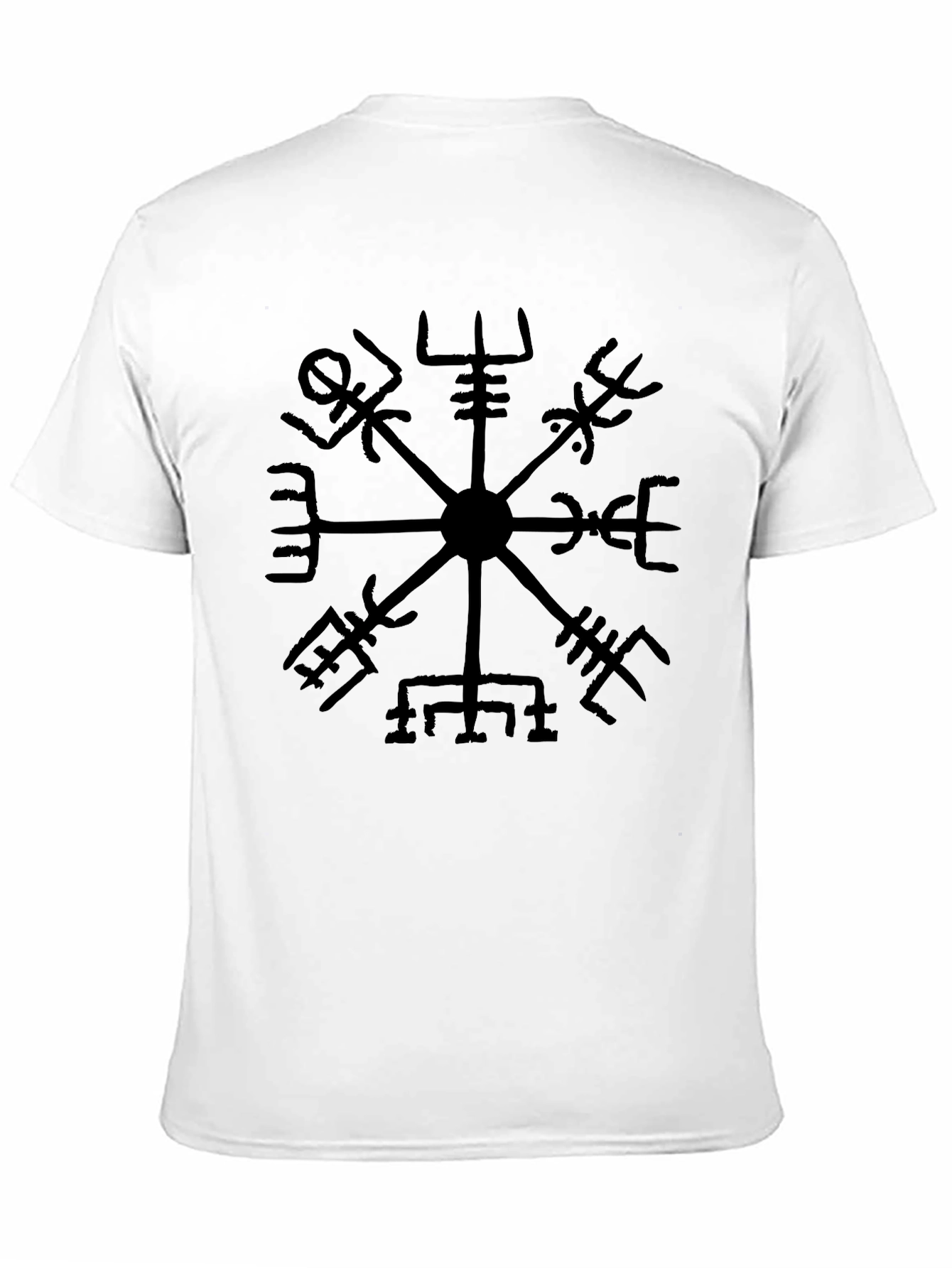 Vegvisir Compass T-Shirt - Norse Viking Runes