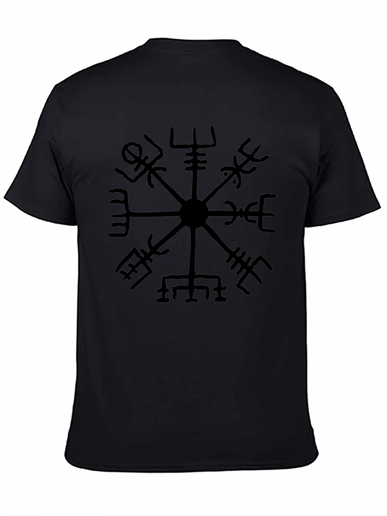 Vegvisir Compass T-Shirt - Norse Viking Runes